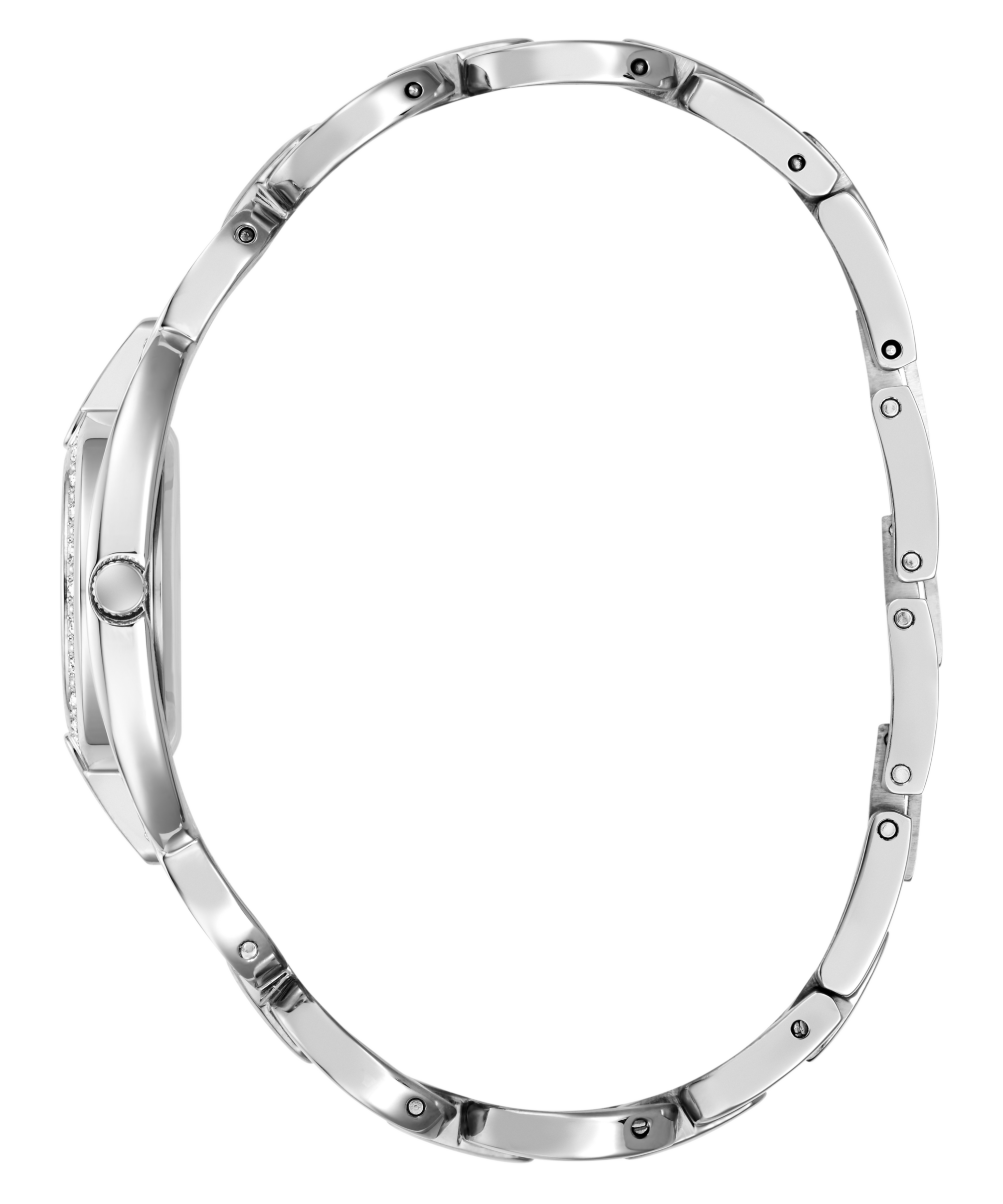 Guess Quarzuhr »BLAIR« Armbanduhr, Damenuhr, Edelstahlarmband, analog