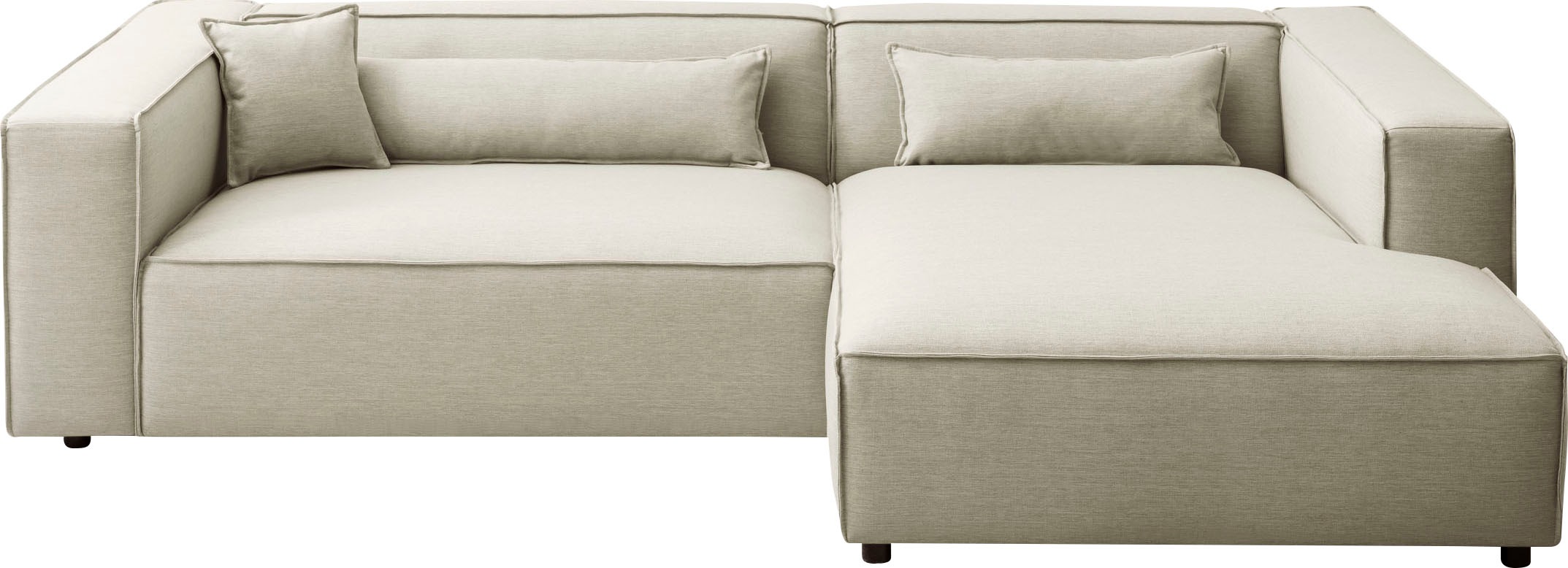 LeGer Home by Lena Gercke Ecksofa "PIARA XXL, Big-Sofa, Cord, Leinenoptik o günstig online kaufen