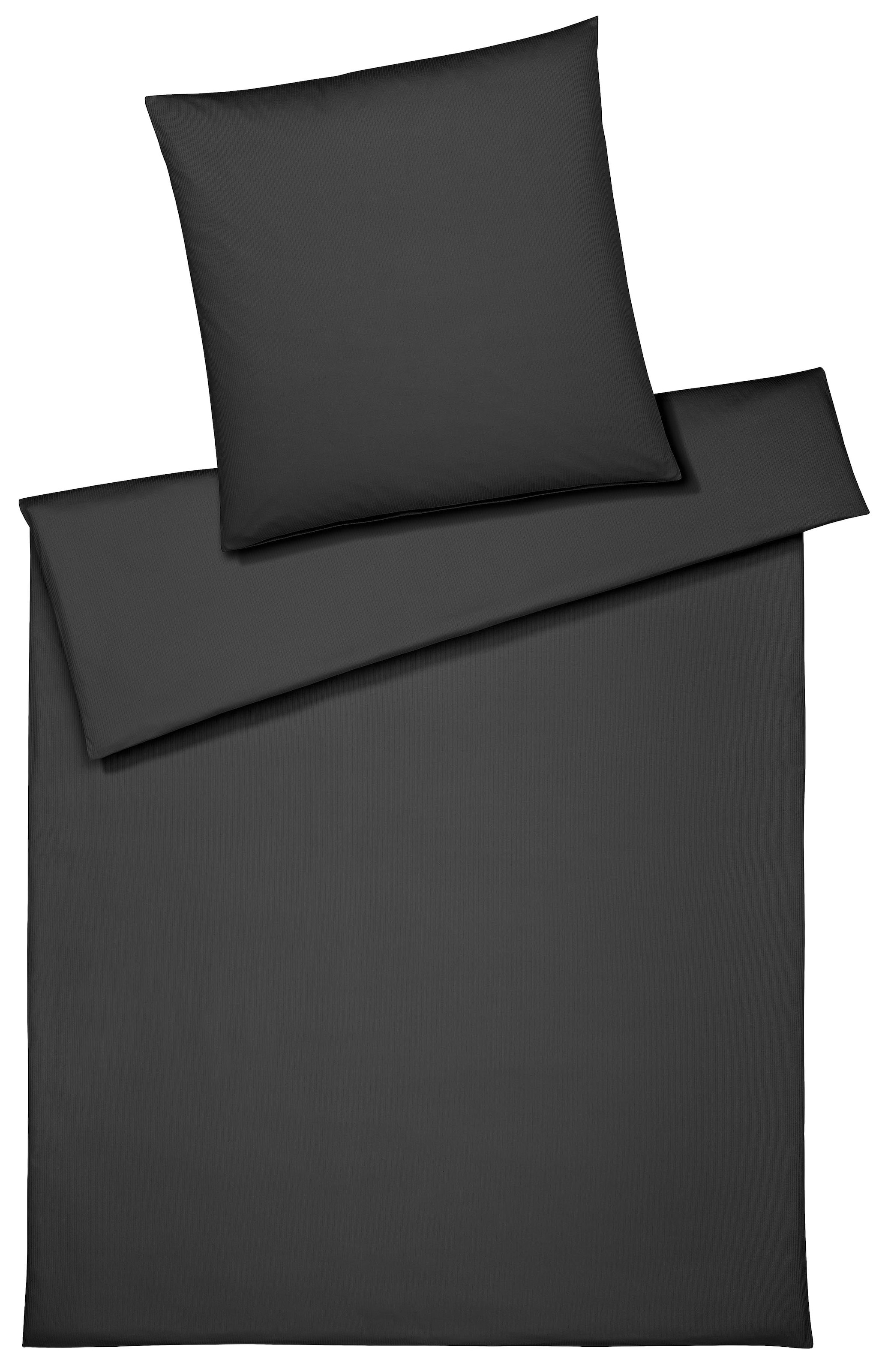 Elegante Bettwäsche "Cord Jersey" 2 Stk. tlg. angenehmes Hautgefühl günstig online kaufen