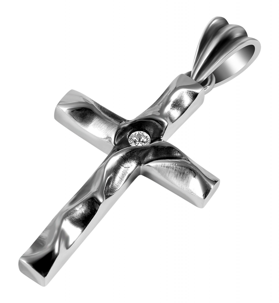 Adelia´s Kettenanhänger »Neuheit 2025 - modischer Kreuz Anhänger aus 925 Sterling Silber«