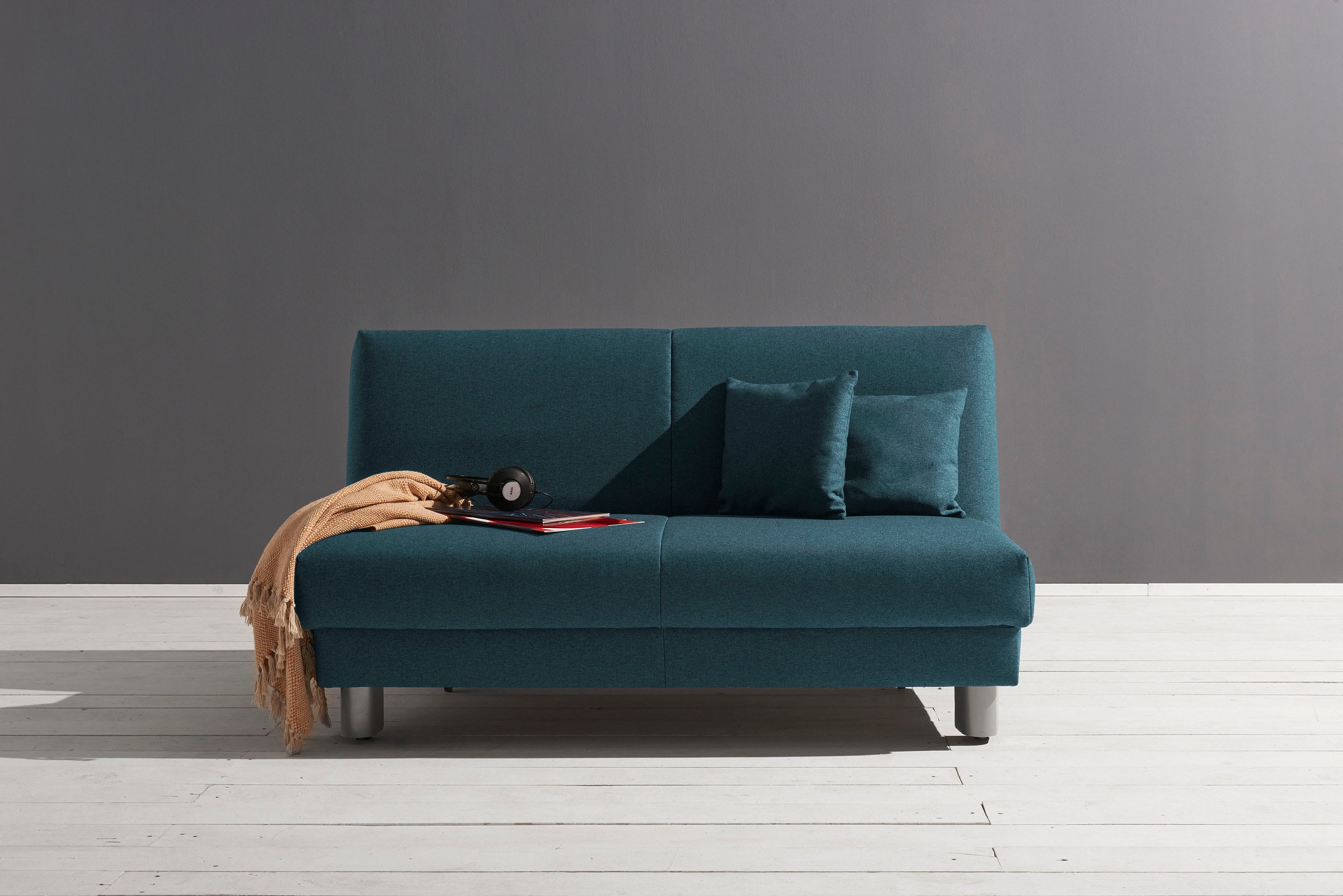 ell + ell Schlafsofa "Enny" Liegefläche Breite 155 cm, Liegehöhe 40 cm, Füß günstig online kaufen