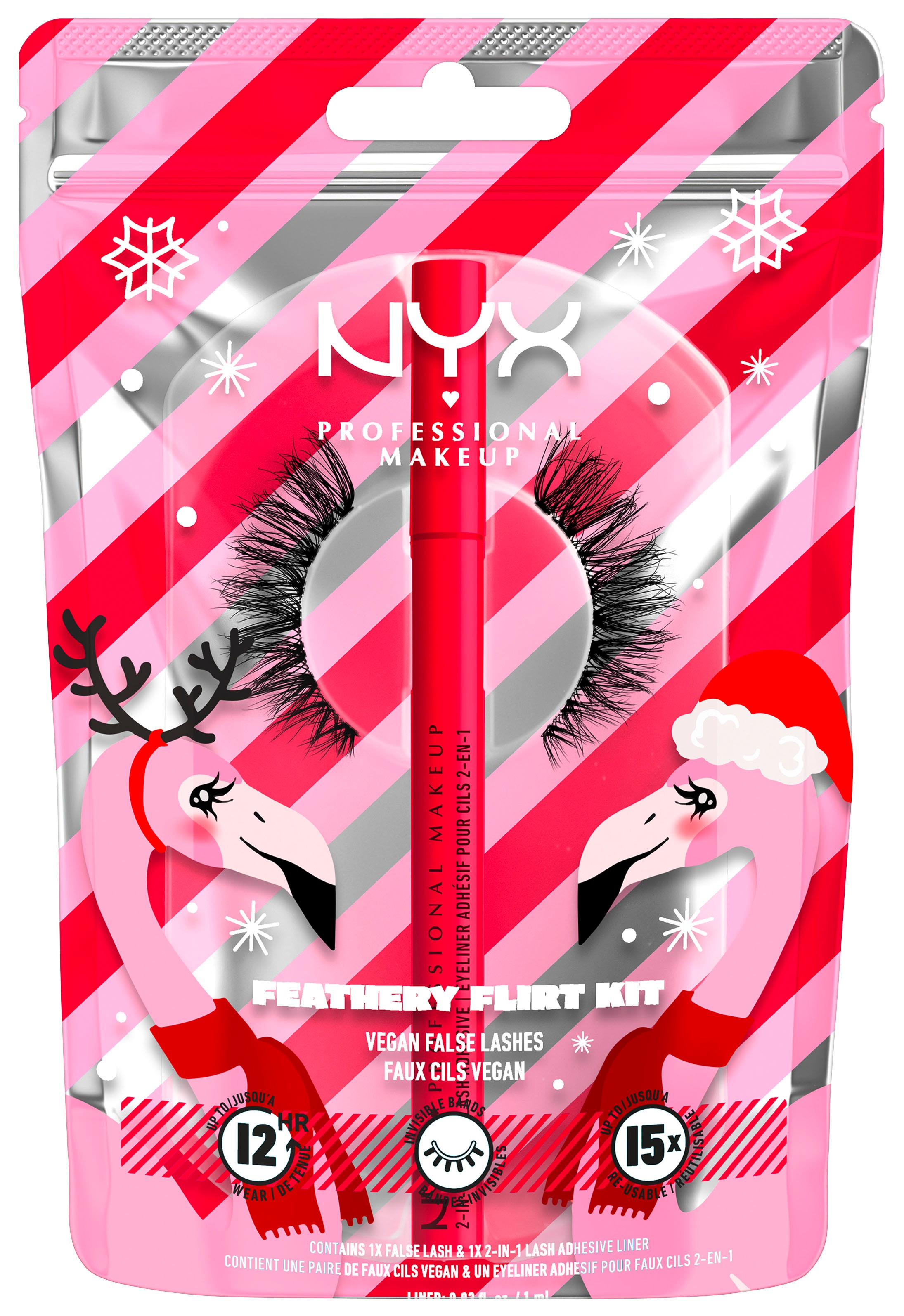 NYX Kosmetik-Set »NYX Professional Makeup Feathery Flirt Kit«, mit vielseitigen Kombinationsmöglichkeiten