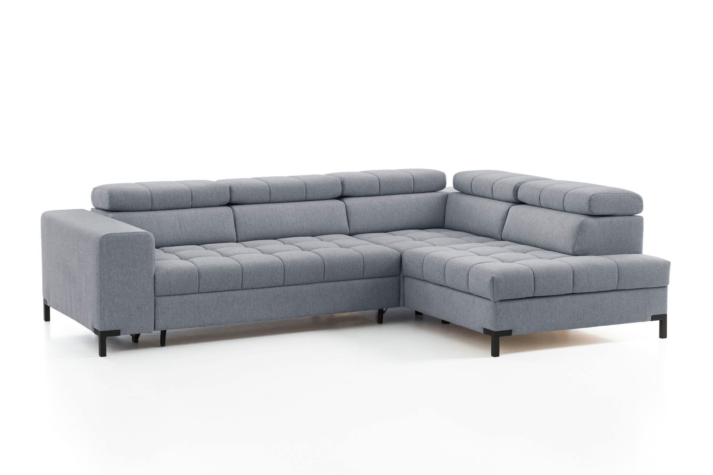 exxpo - sofa fashion Ecksofa »Bocco, hochwertige Verarbeitung, toller Sitzkomfort, bequem, L-Form«, wahlweise mit Bettfunktion u. Bettkasten, inkl. Kopfteilverstellung