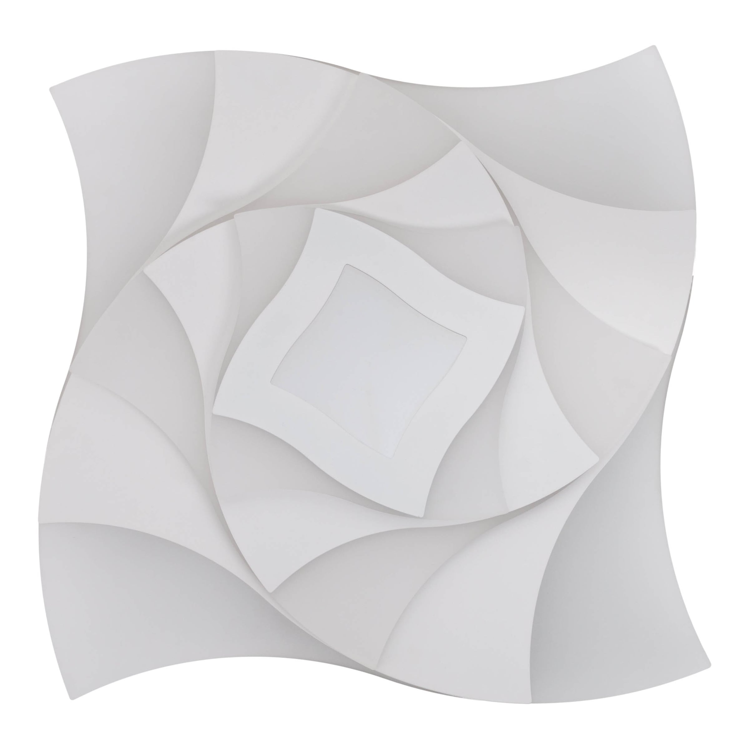 näve LED Deckenleuchte »Liora« LED-Modul 1 Stk. warmweiß - kaltweiß 3D-Effekt, CCT, Memory, Nachtlicht, dimmbar per Fernbedienung, weiß