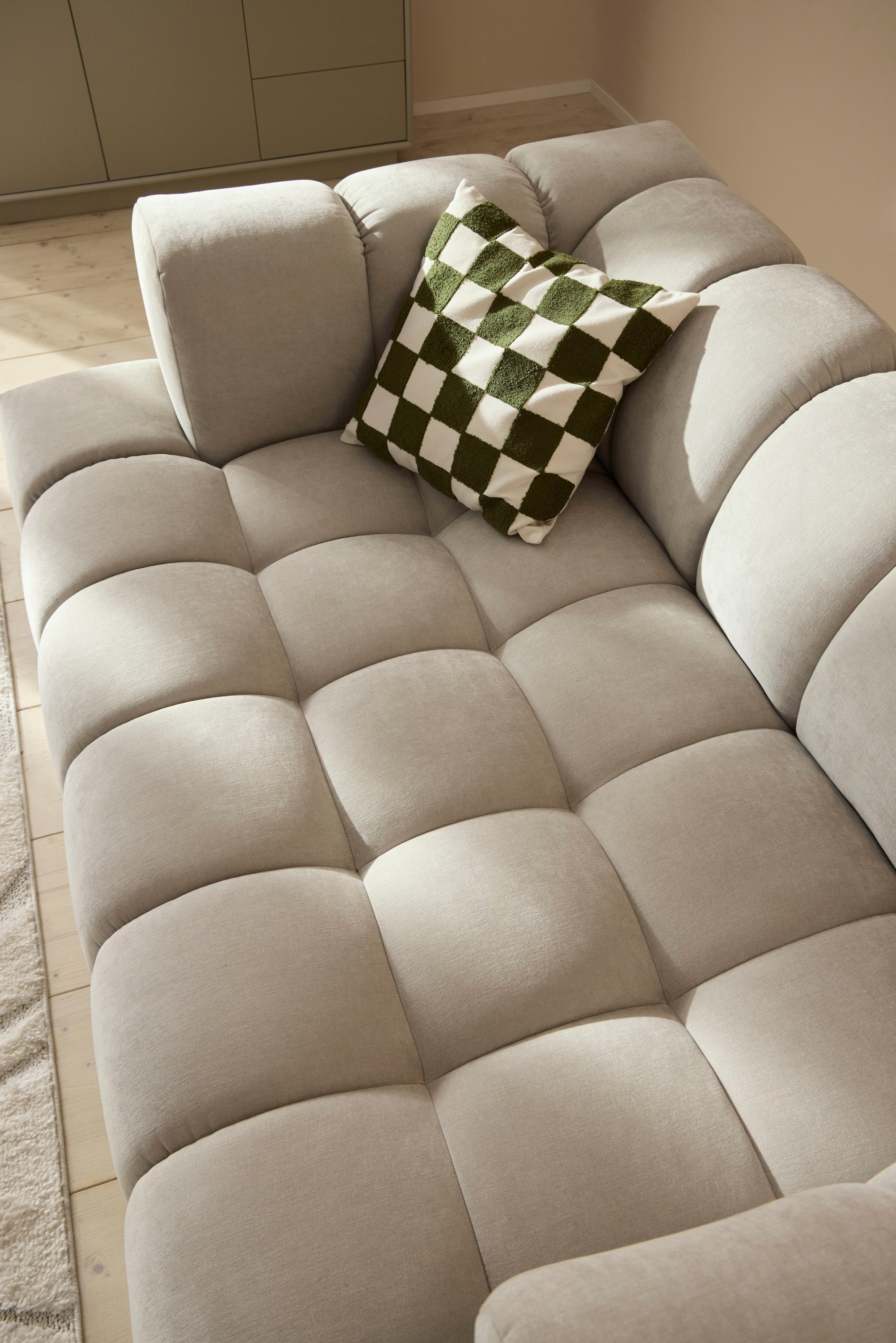 homsy by Ana Johnson Dekokissen »Chessley« 3D-Optik aus Baumwolle, Zweiseitiges Design, Pflegeleicht, 1er Pack