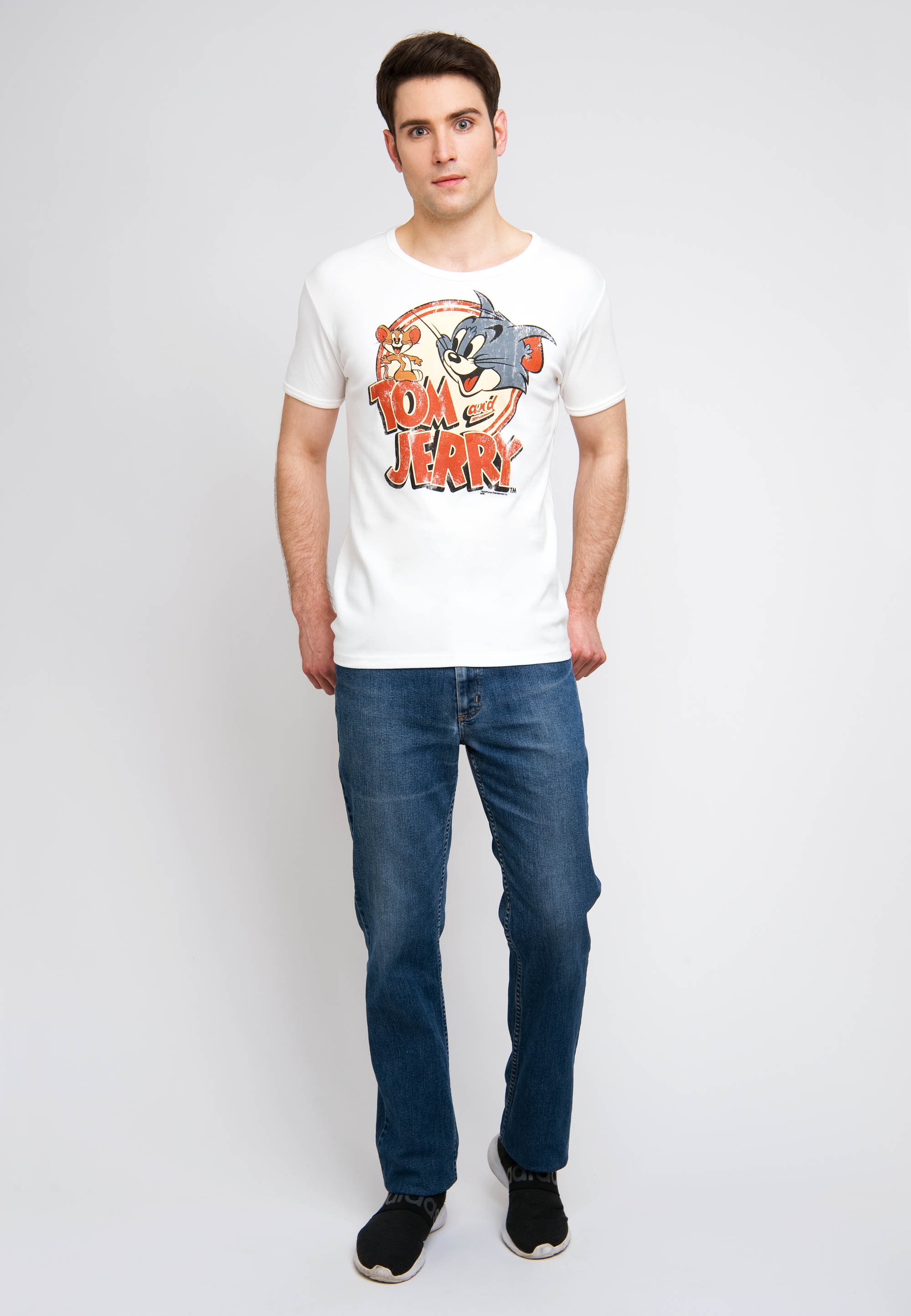 LOGOSHIRT T-Shirt »Tom & Jerry - Logo«, mit Tom & Jerry-Print