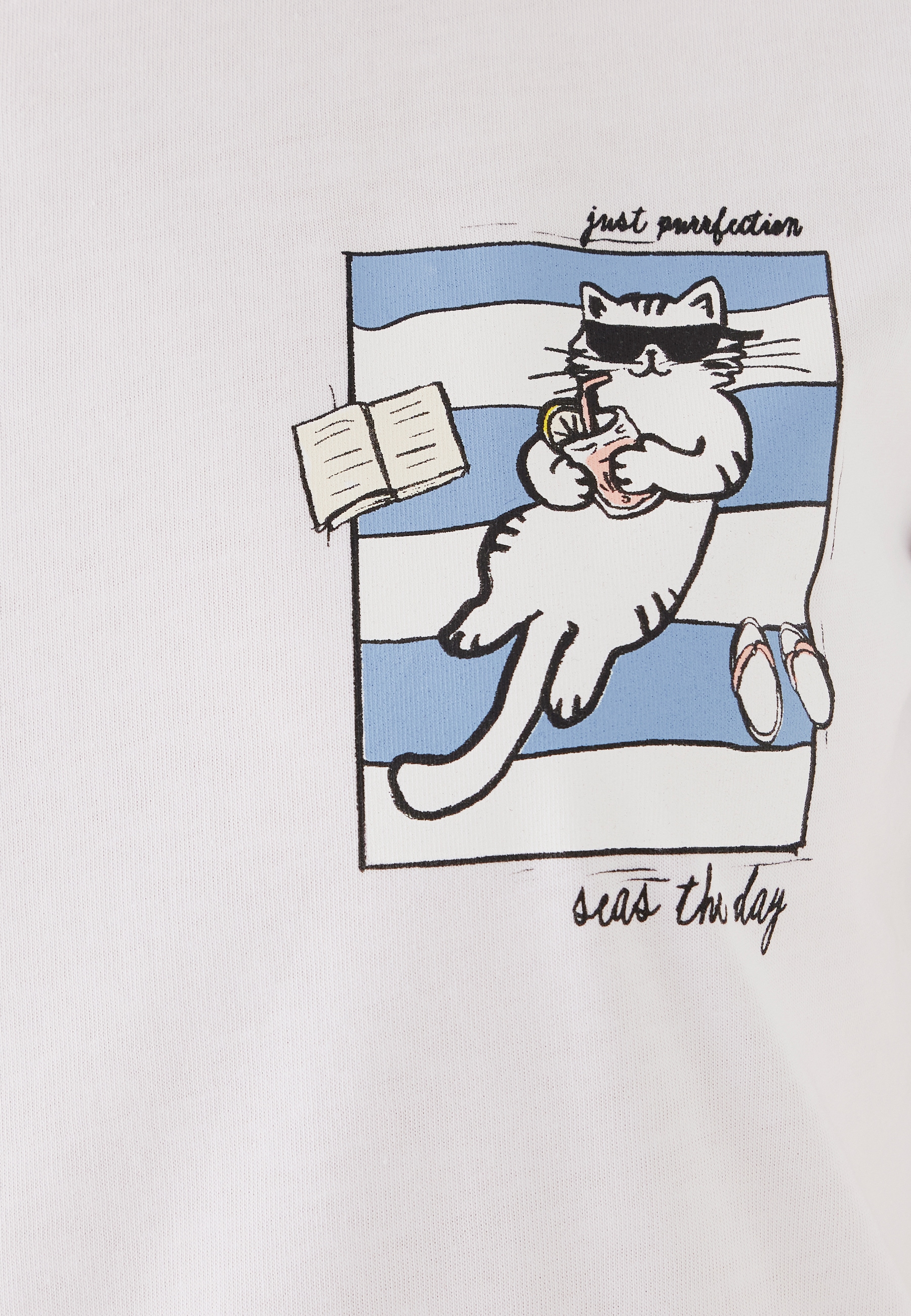 Mavi T-Shirt »CAT PRINTED T-SHIRT« Katzenprint T-Shirt