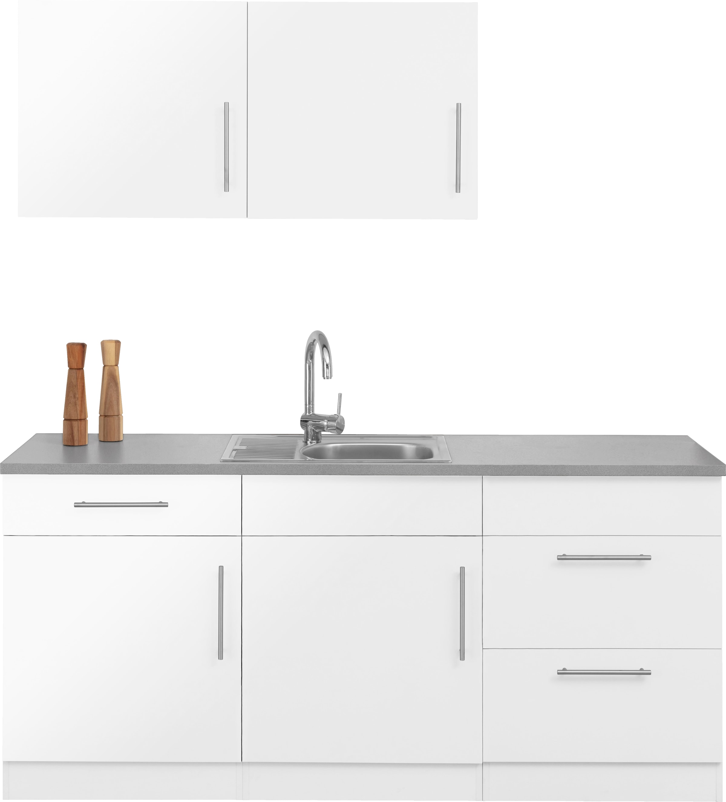 wiho Küchen Küche »Cali«, wahlweise E-Geräten, 180 BAUR cm mit bestellen Breite 