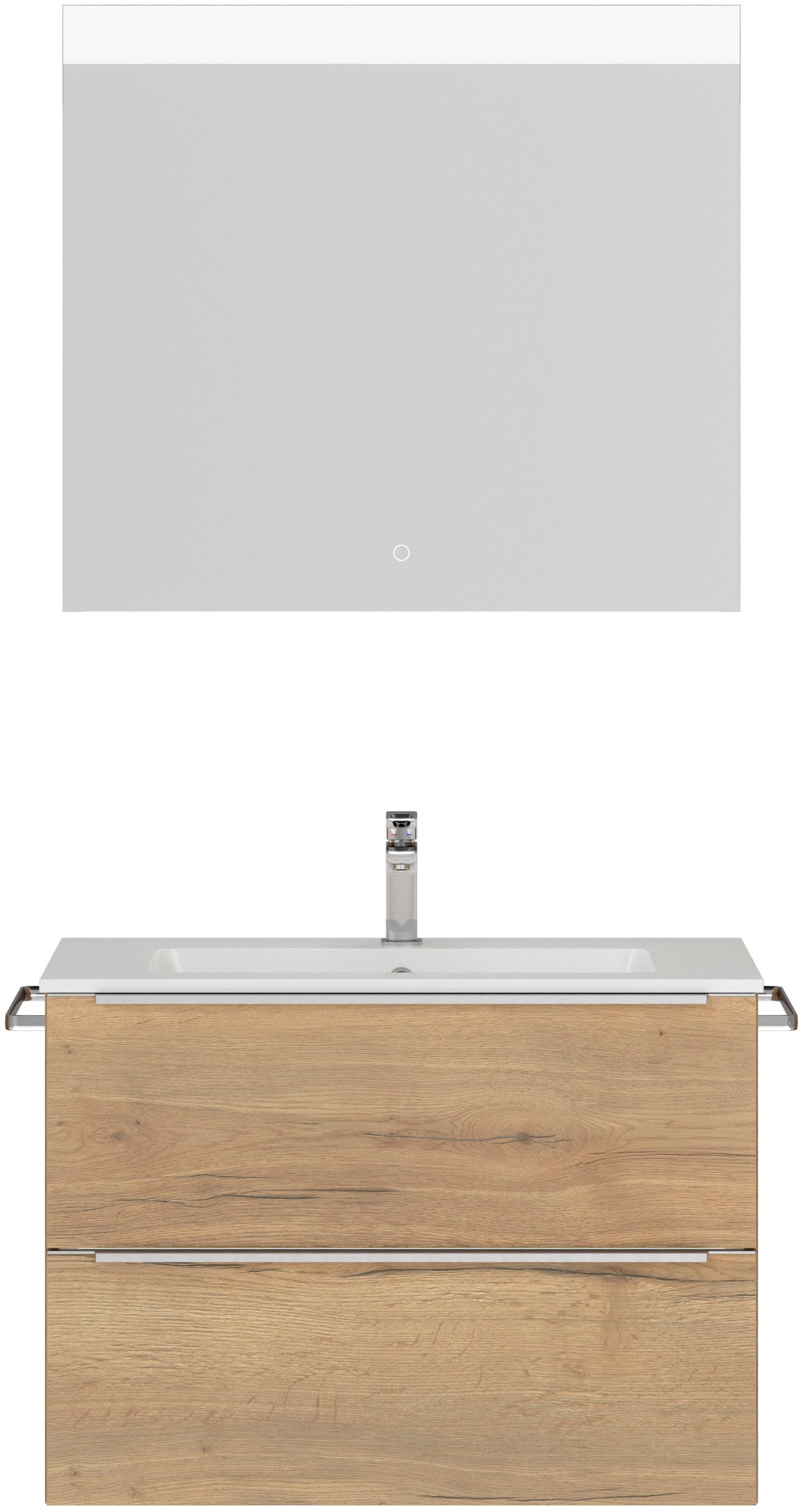 nobilia Badmöbel-Set "Levere" vormontiert, mit Soft-Close, 2 Stk. tlg. günstig online kaufen