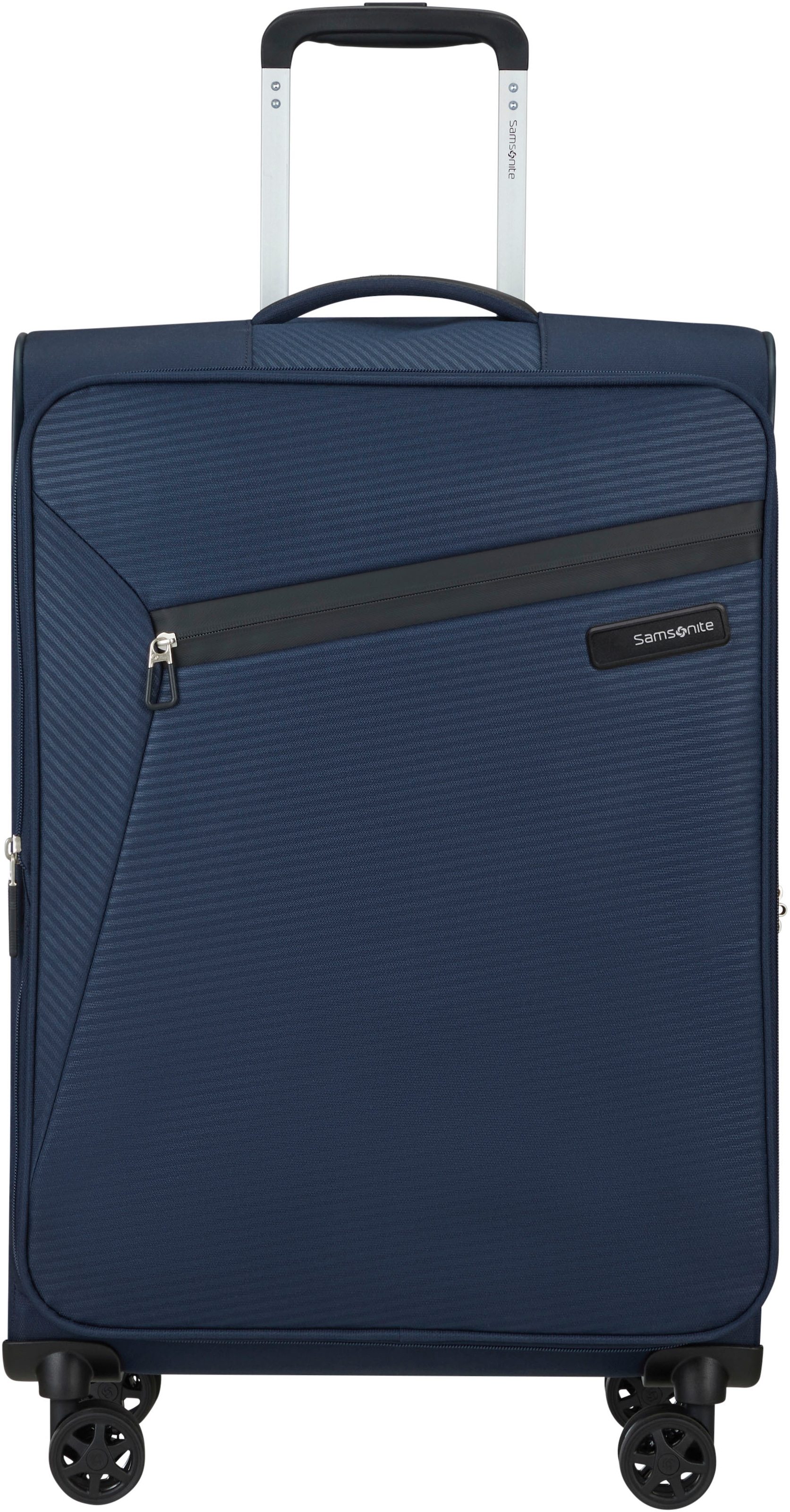 Samsonite Weichgepäck-Trolley "LITEBEAM, midnight blue, 66 cm", 4 St. Rollen, Reisekoffer Aufgabegepäck Reisegepäck mit 