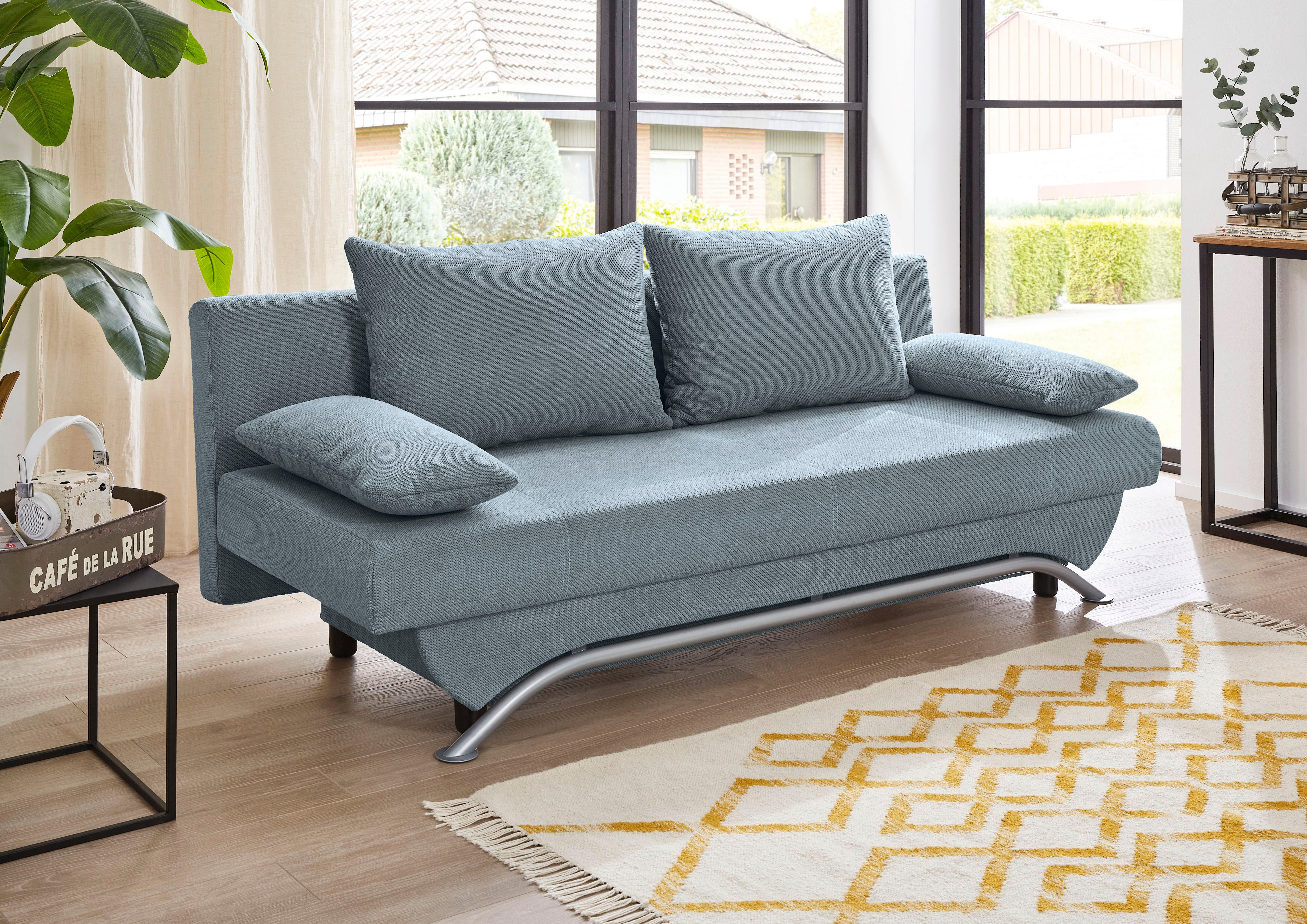 Jockenhöfer Gruppe Schlafsofa "Nancy, B: 190 cm, Liegefl. 121x190 cm" mit Schlaffunktion & Bettkasten