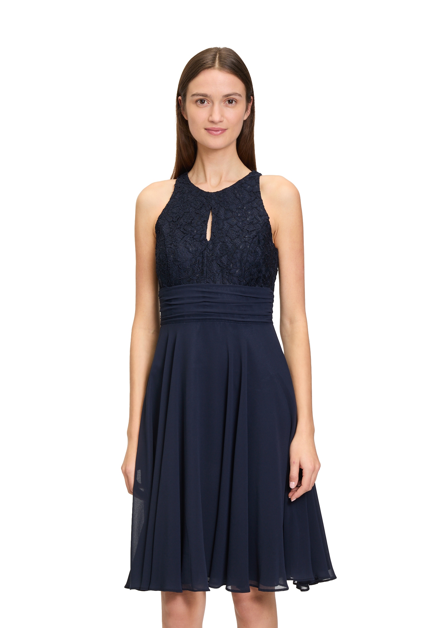 Vera Mont Abendkleid "Damen Abendkleid mit Spitze" Ohne Tasche Spitze günstig online kaufen