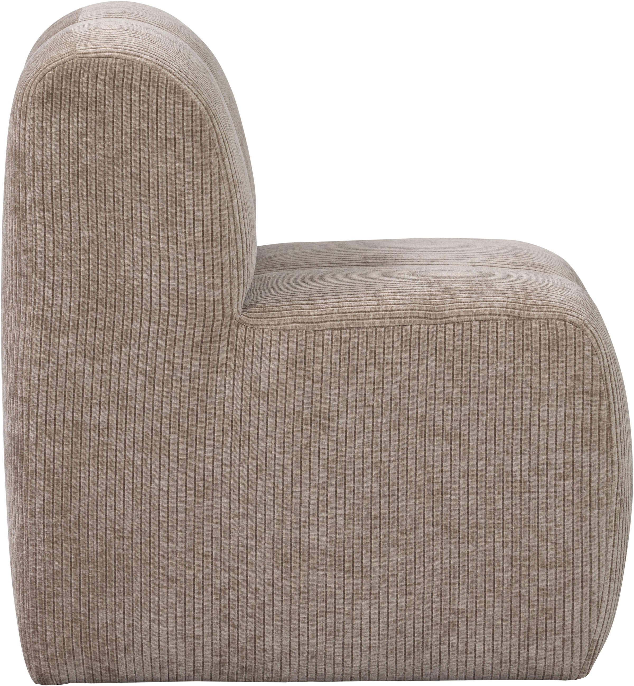 WOOOD Sofa-Mittelelement »Mojo mit Jacquard-Rippenbezug B 84 x T 73 x H 83 cm« Ausgezeichnete Verschleißfestigkeit, kombinierbar, Tragkraft 120 kg