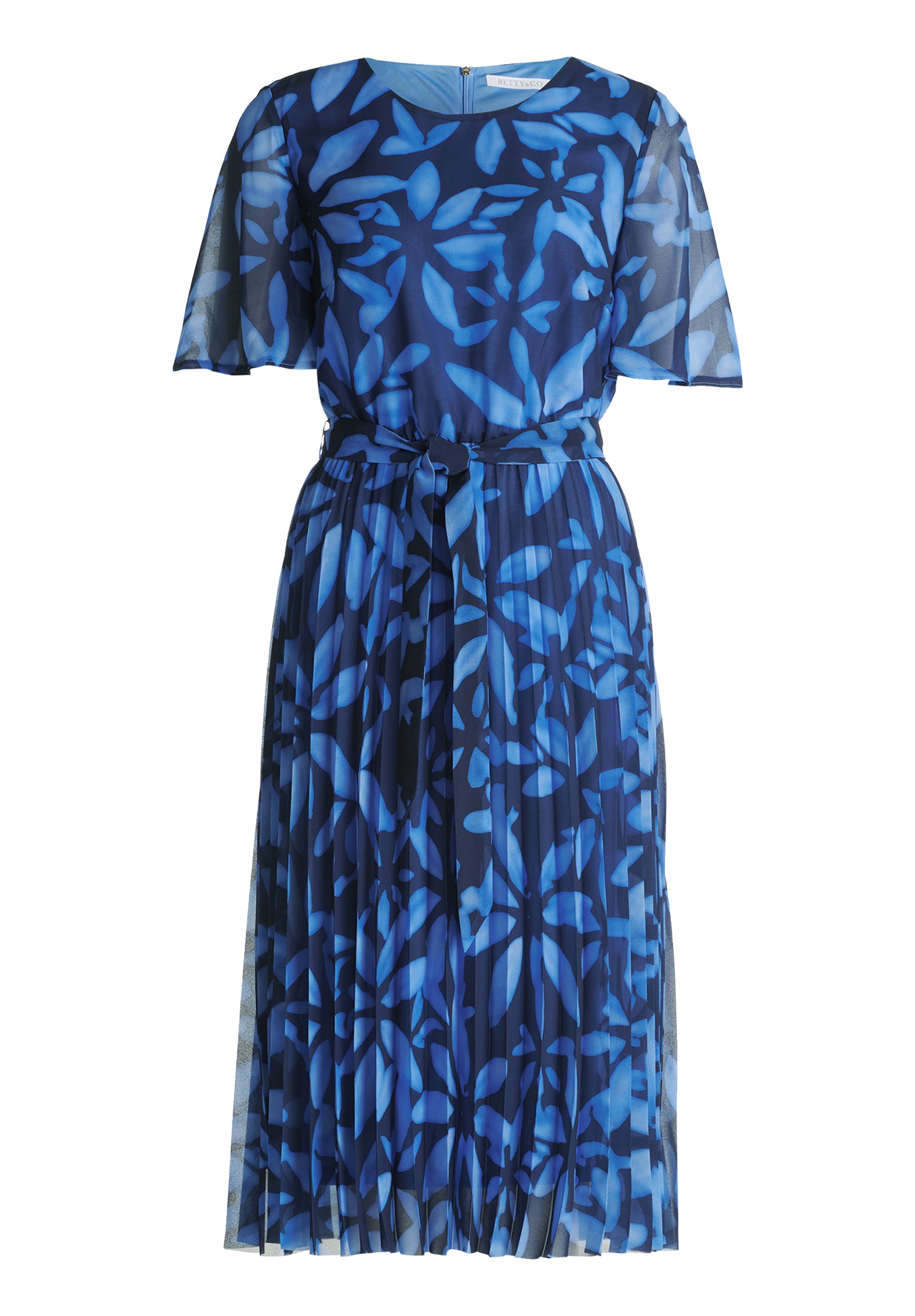Betty&Co Chiffonkleid »Betty & Co Chiffonkleid mit Plissee«, Plissee