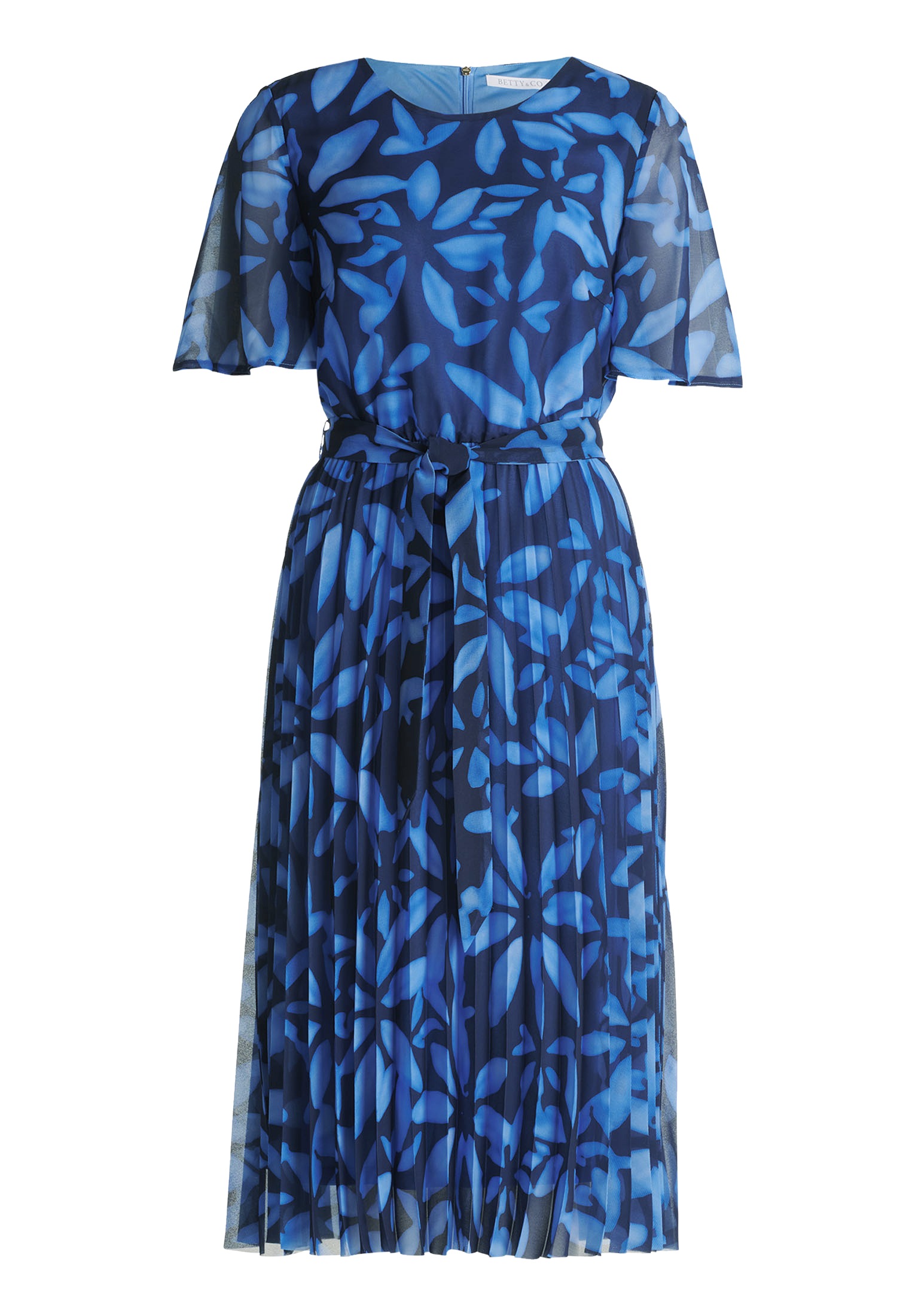 Betty&Co Chiffonkleid "Betty & Co Damen Sommerkleid Chiffonkleid mit Plisse günstig online kaufen