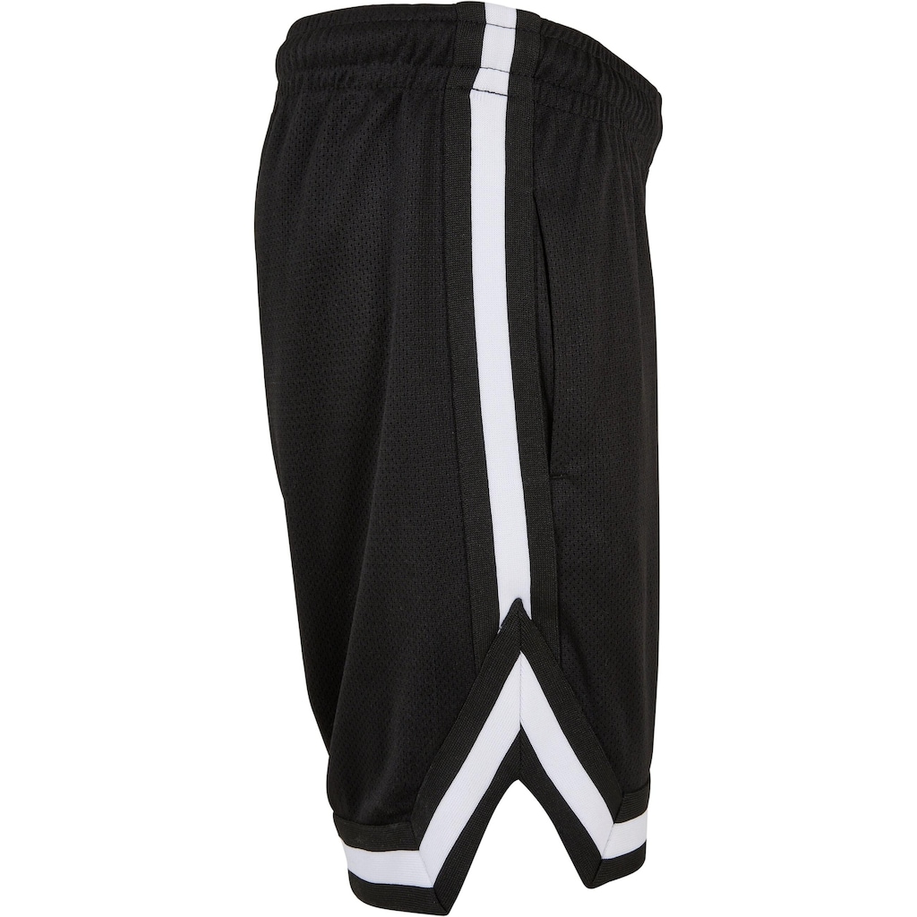 URBAN CLASSICS Stoffhose »Urban Classics Herren Boys Stripes Mesh Shorts«, (1 tlg.)