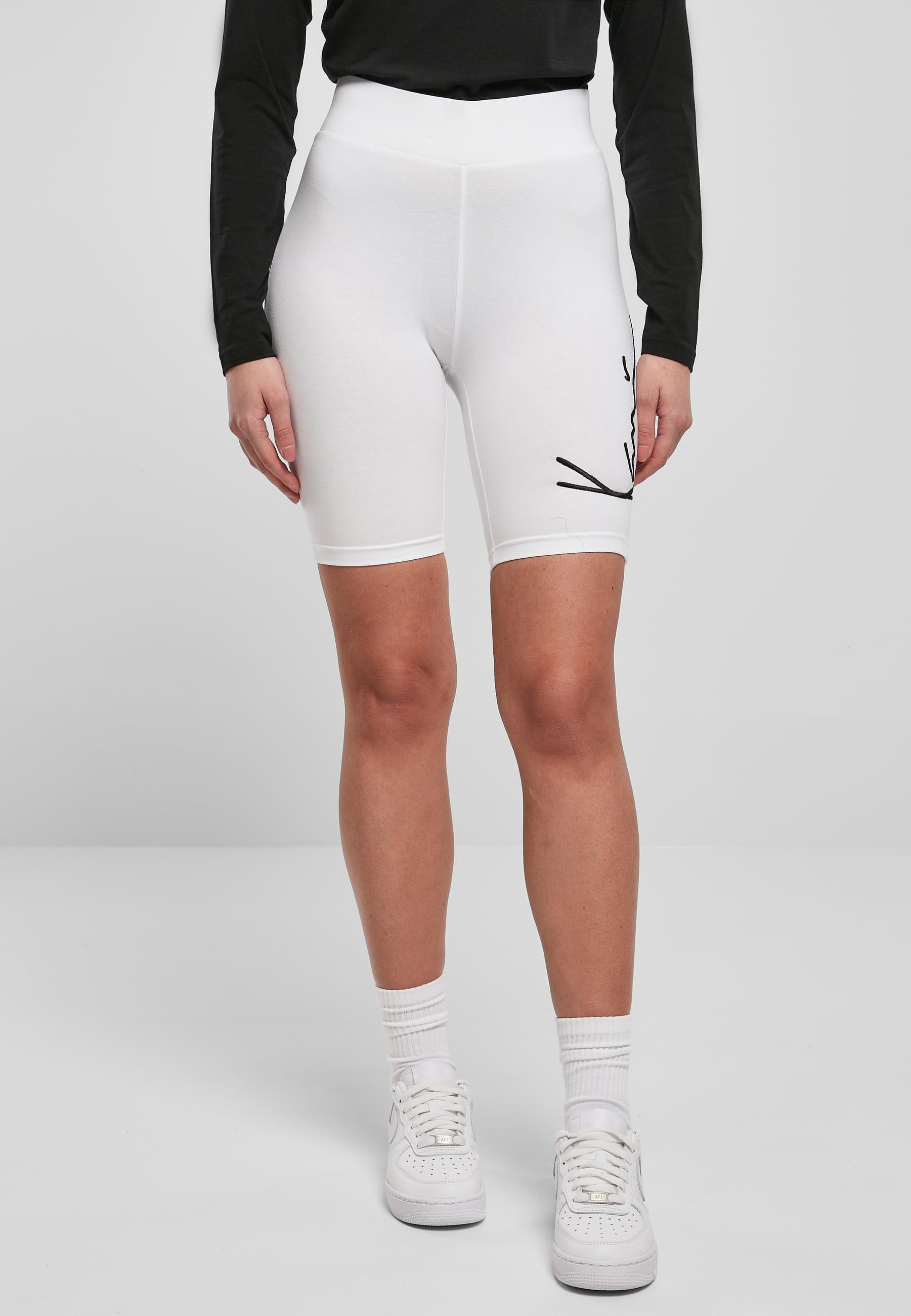Karl Kani Radlerhose »Karl Kani Damen KKWQ22003WHT Signature Cycling Shorts white«, (1 tlg.)