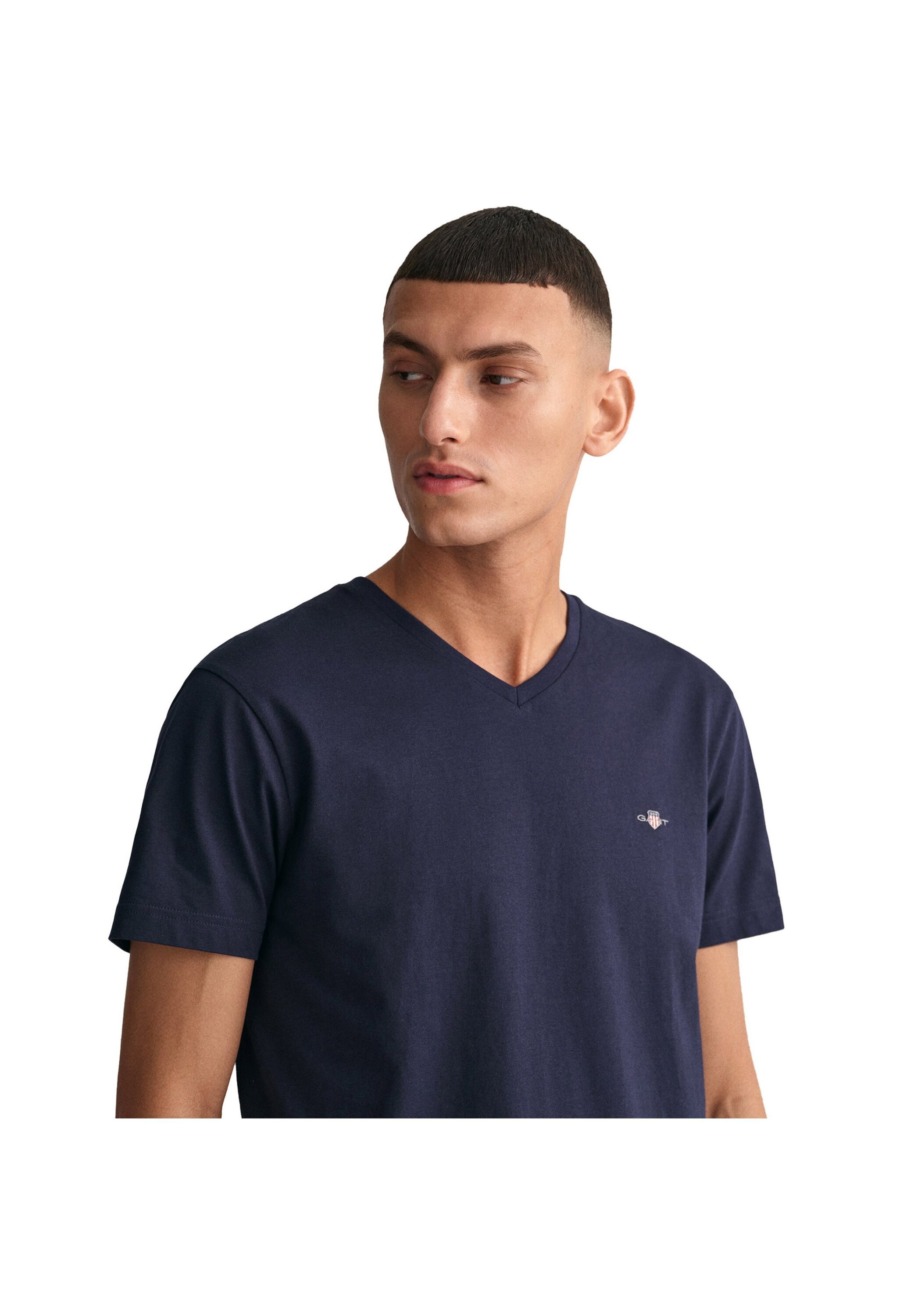 Gant T-Shirt »T-Shirt SLIM SHIELD V-NECK T-SHIRT 1er Pack«