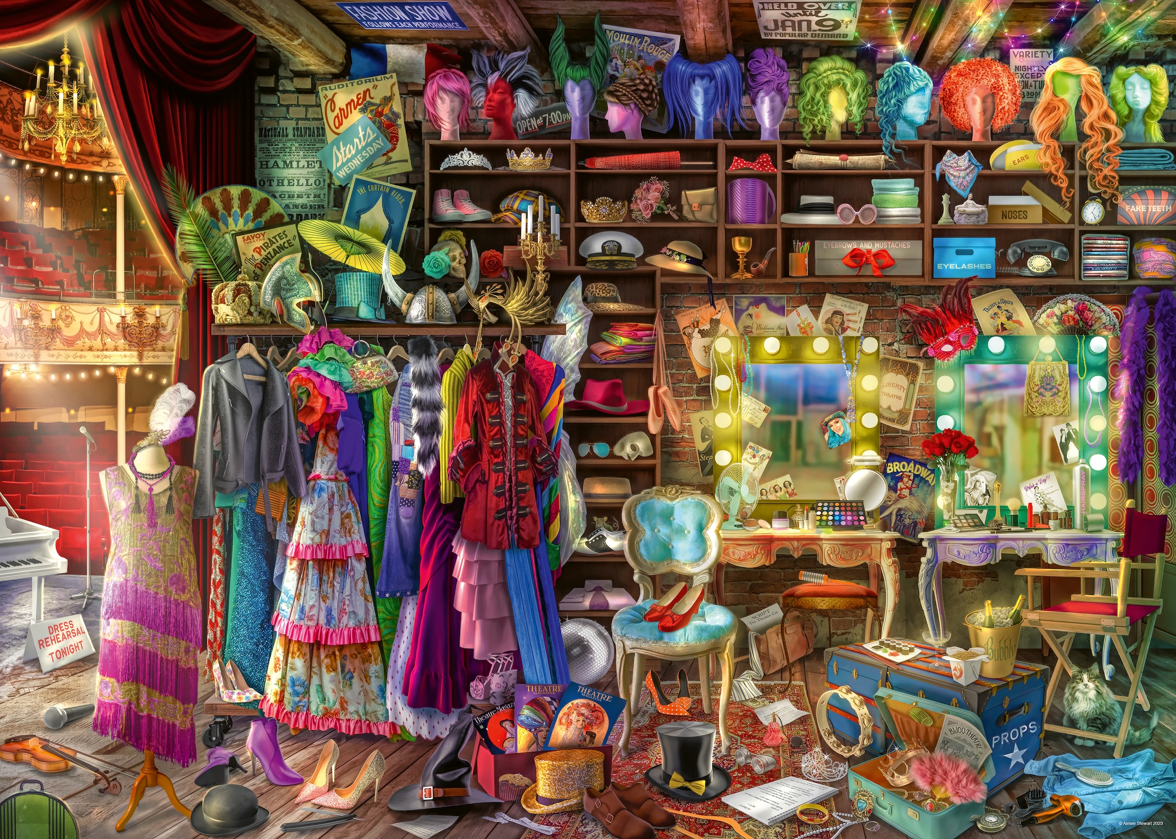 Ravensburger Puzzle »Amiee Stewart Backstage 1000p«, Made in Germany
