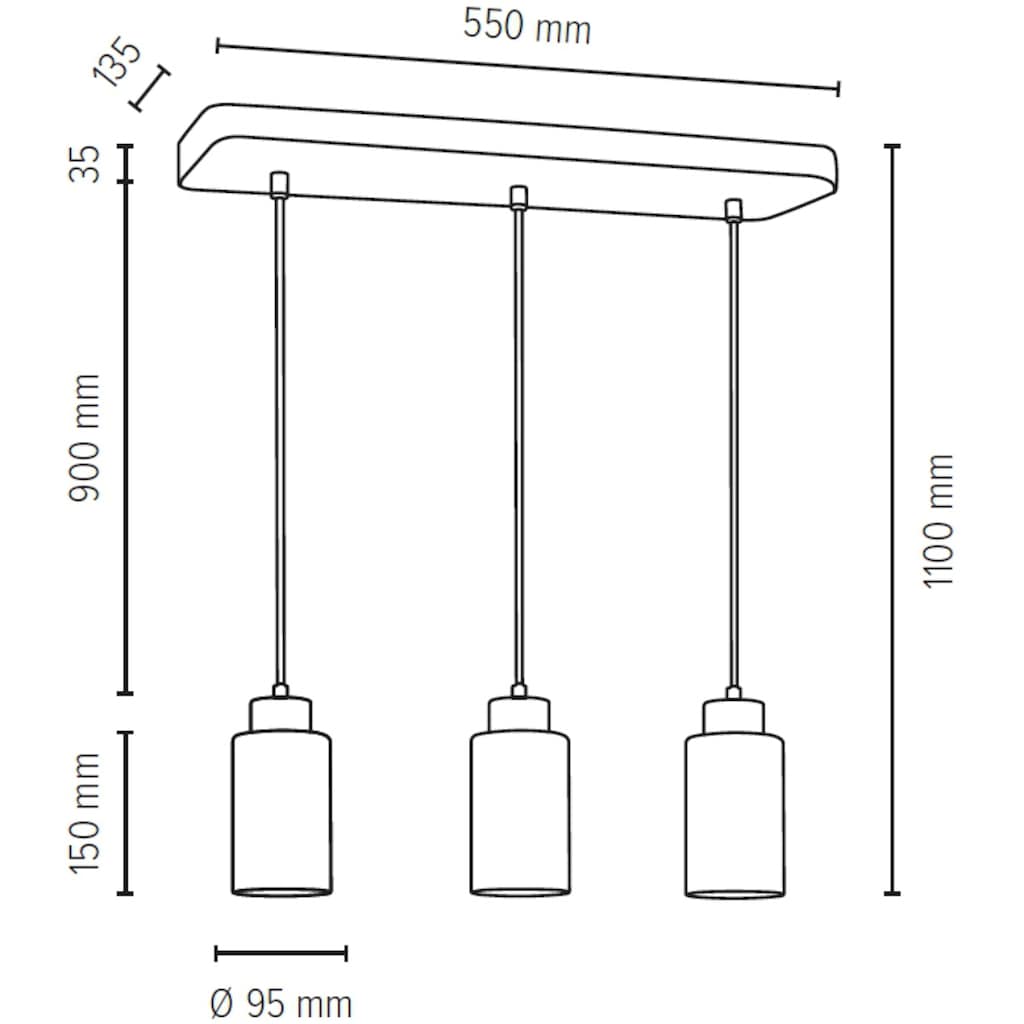 SPOT Light Pendelleuchte »KARLA«, 3 flammig-flammig