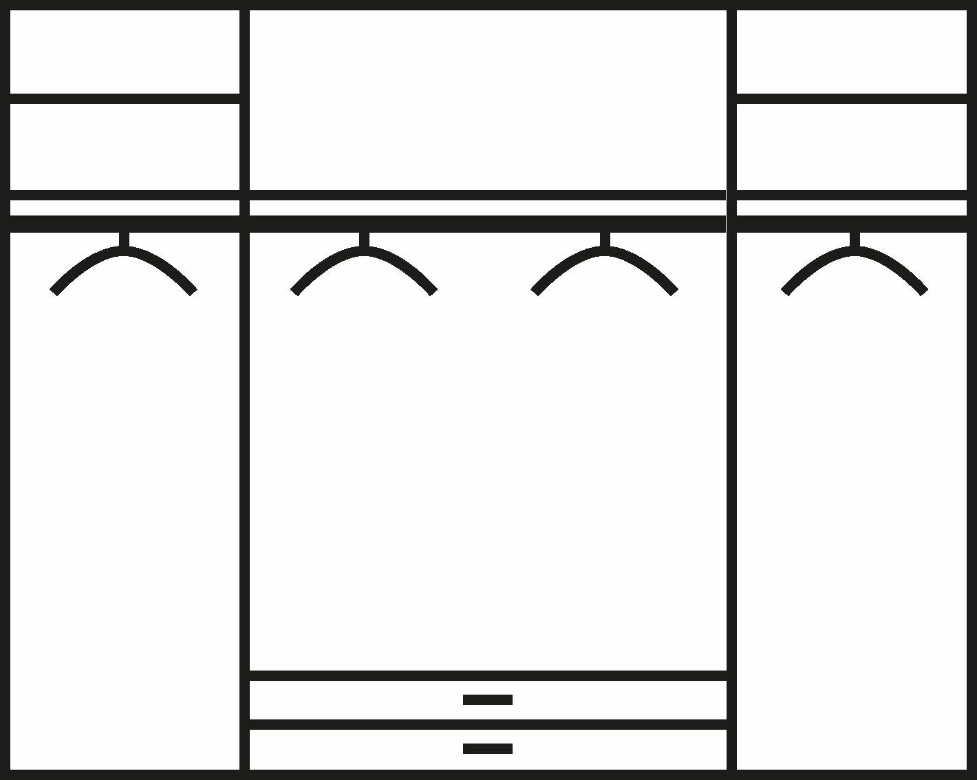 rauch Kleiderschrank "Essensa"