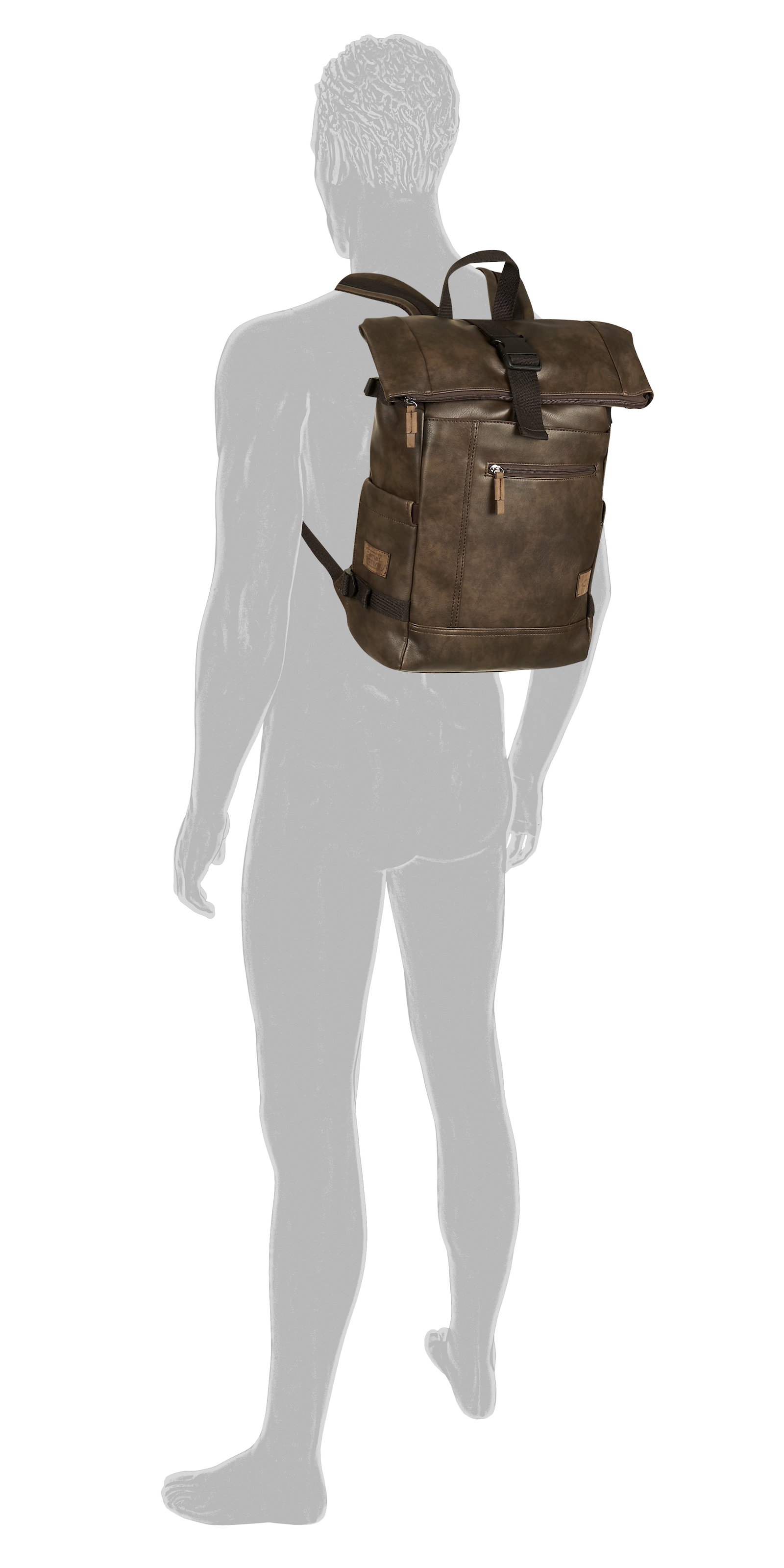 camel active Rucksack »Laos« Travelrucksack, praktisch funktionaler Alltagsbegleiter