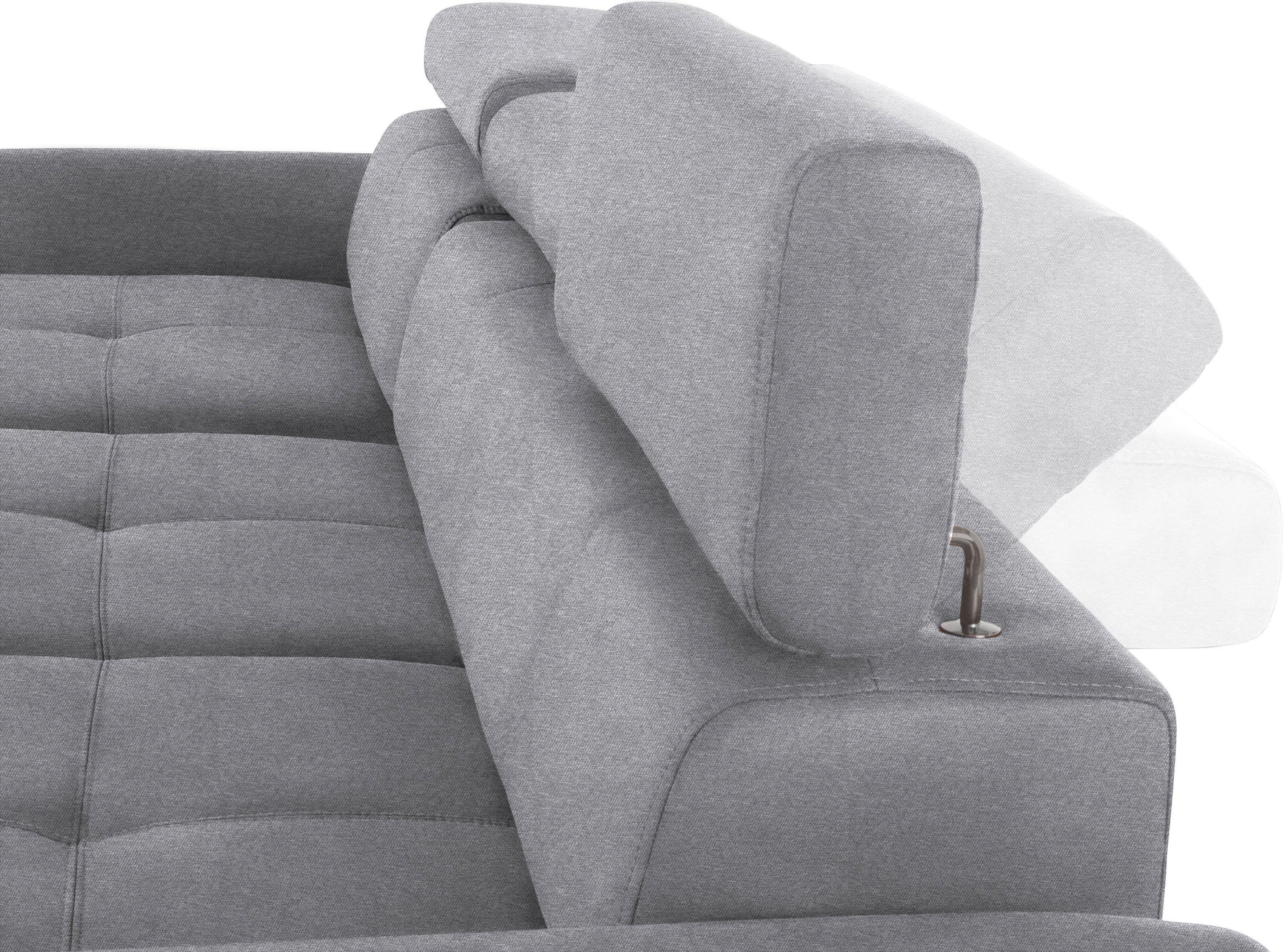 Thumbnail - exxpo - sofa fashion Ecksofa "Maretto, bequem & komfortabel, bodenfrei, Breite 257cm, L-Form" inkl. Kopf- bzw. Rückenver...