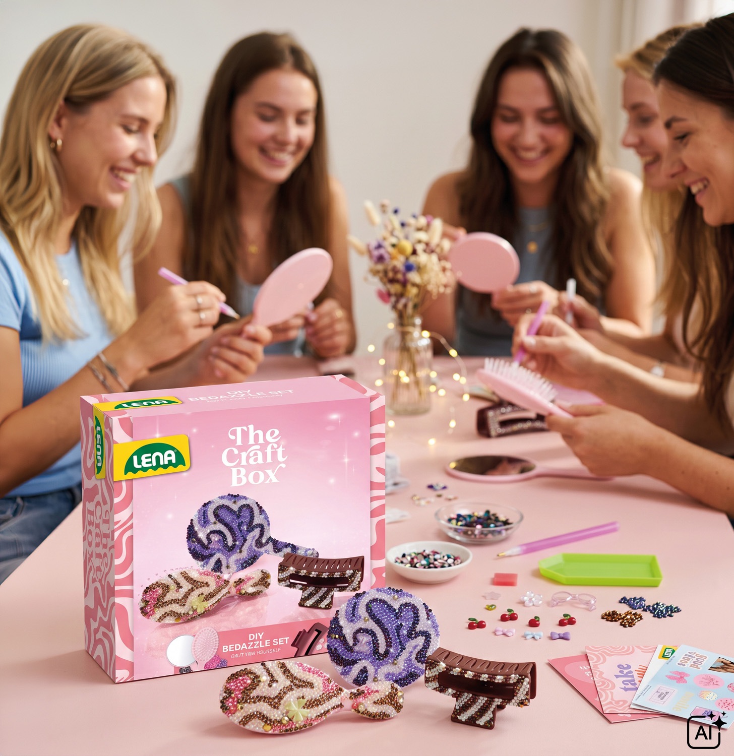 Lena® Kreativset »The Craft Box, DIY Bedazzle Set«
