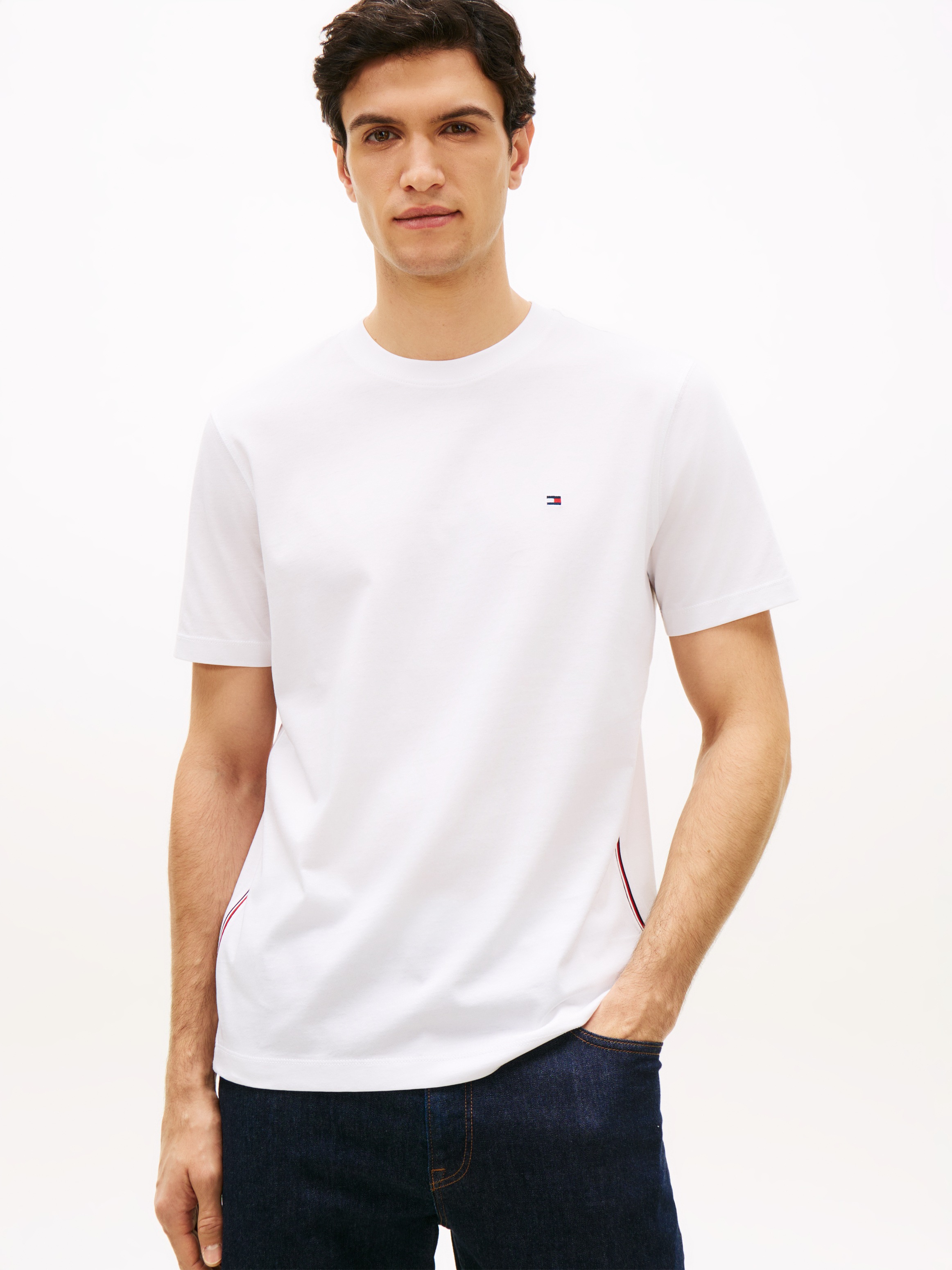 Tommy Hilfiger T-Shirt "GLOBAL STRIPE" günstig online kaufen