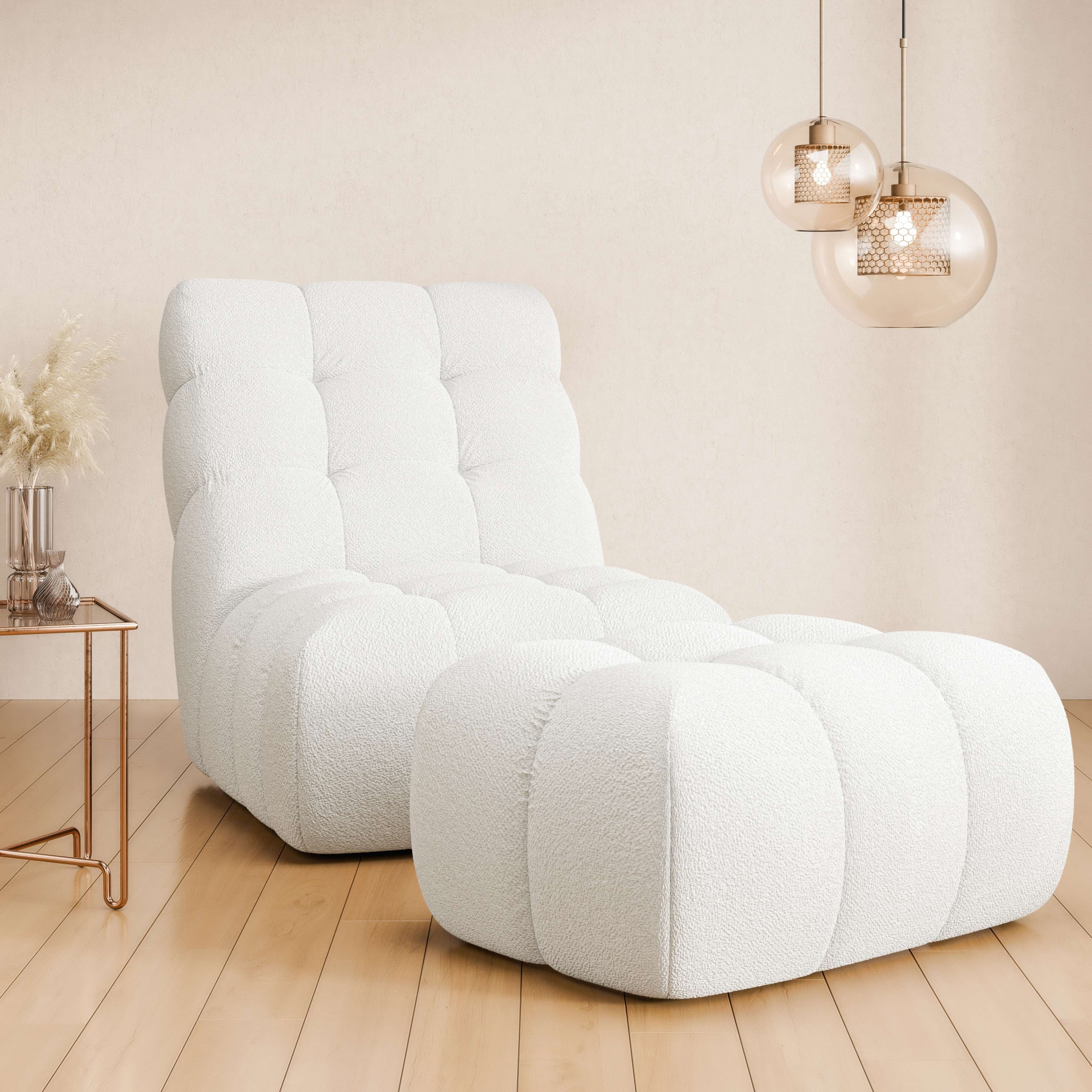 Home affaire XXL-Sessel "AURELIAN Loveseat XXL mit Hocker im Set, Lese-Sess günstig online kaufen