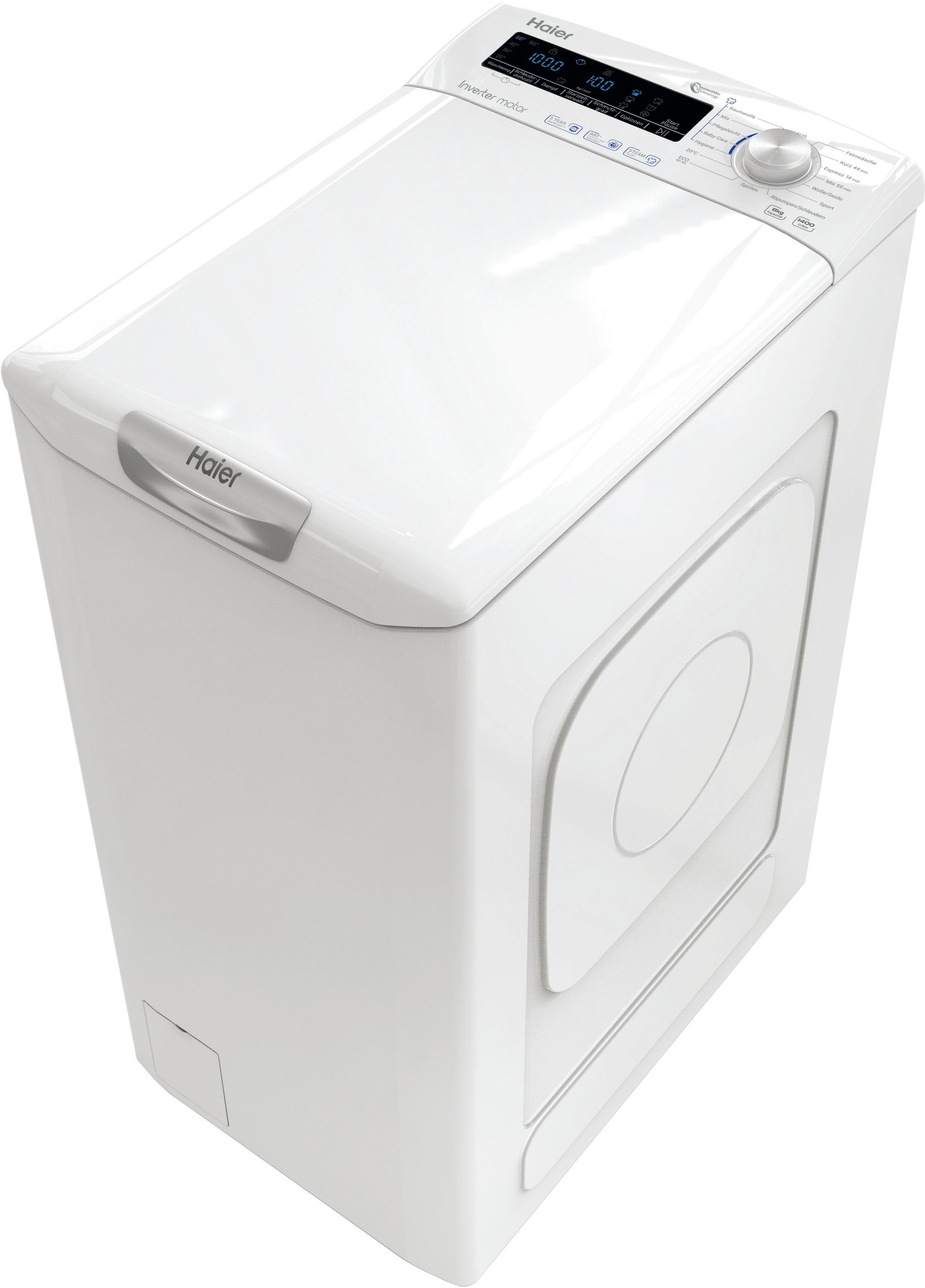 Haier Waschmaschine Toplader "RTXSGQ48TMSCE-84", 8 kg, 1400 U/min, mit Instant Mix Funktion