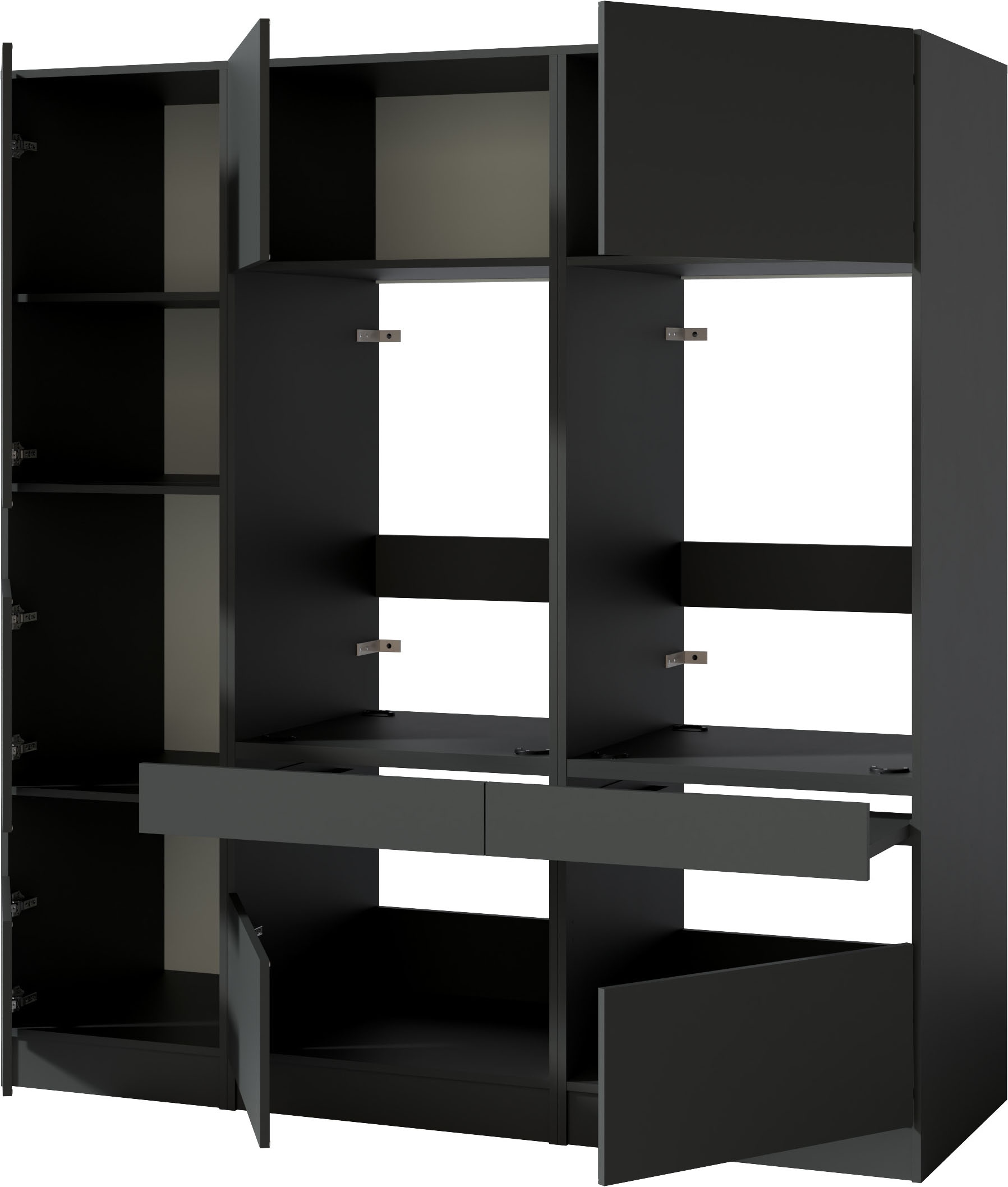 BASIC by Balculina Mehrzweckschrank-Set »Washhome B/T/H 186x68x200 cm« 3 Stk. tlg.