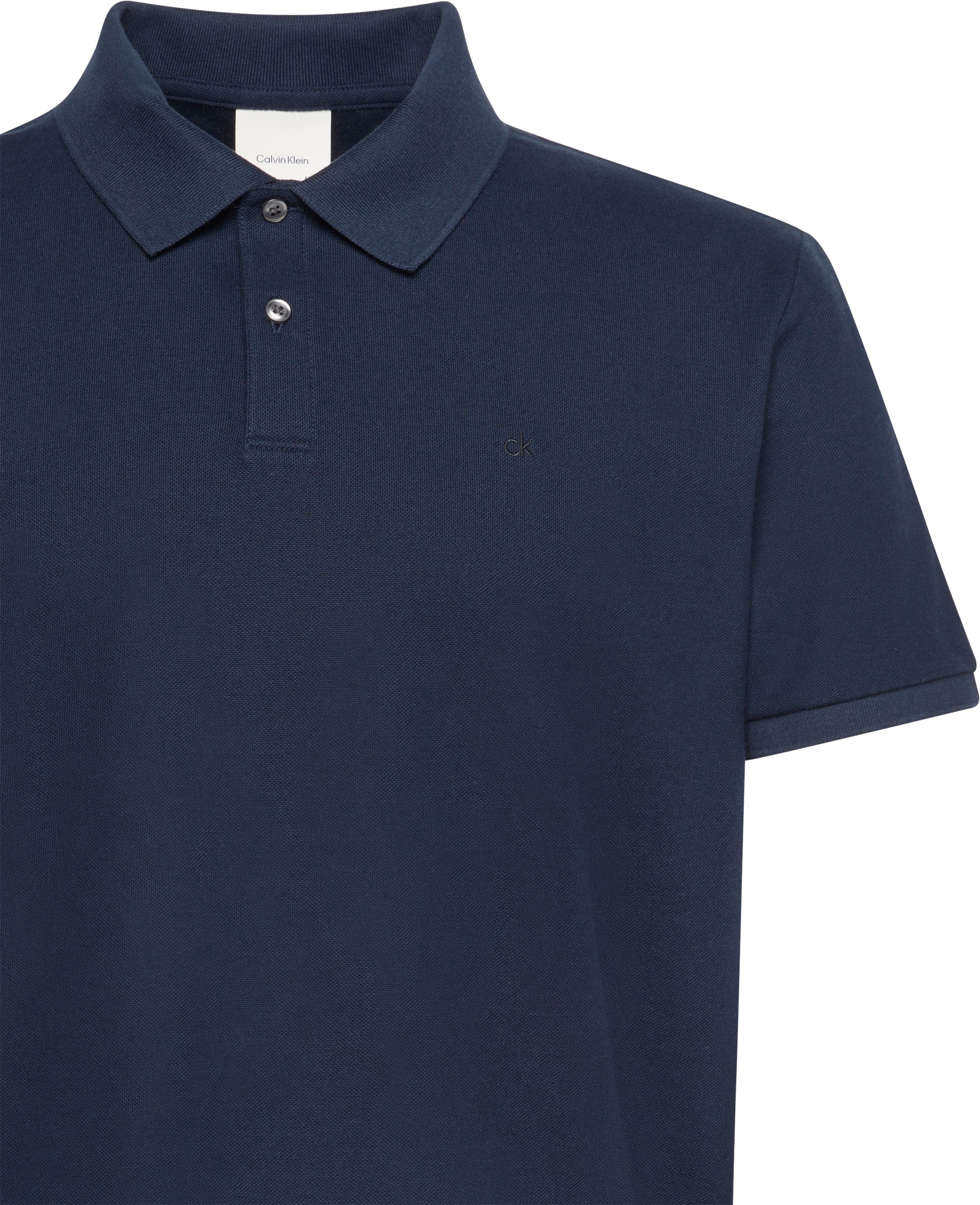 Thumbnail - Calvin Klein Poloshirt "SS RFND PQ TPPD CLSS" Mit Rundhalsausschnitt