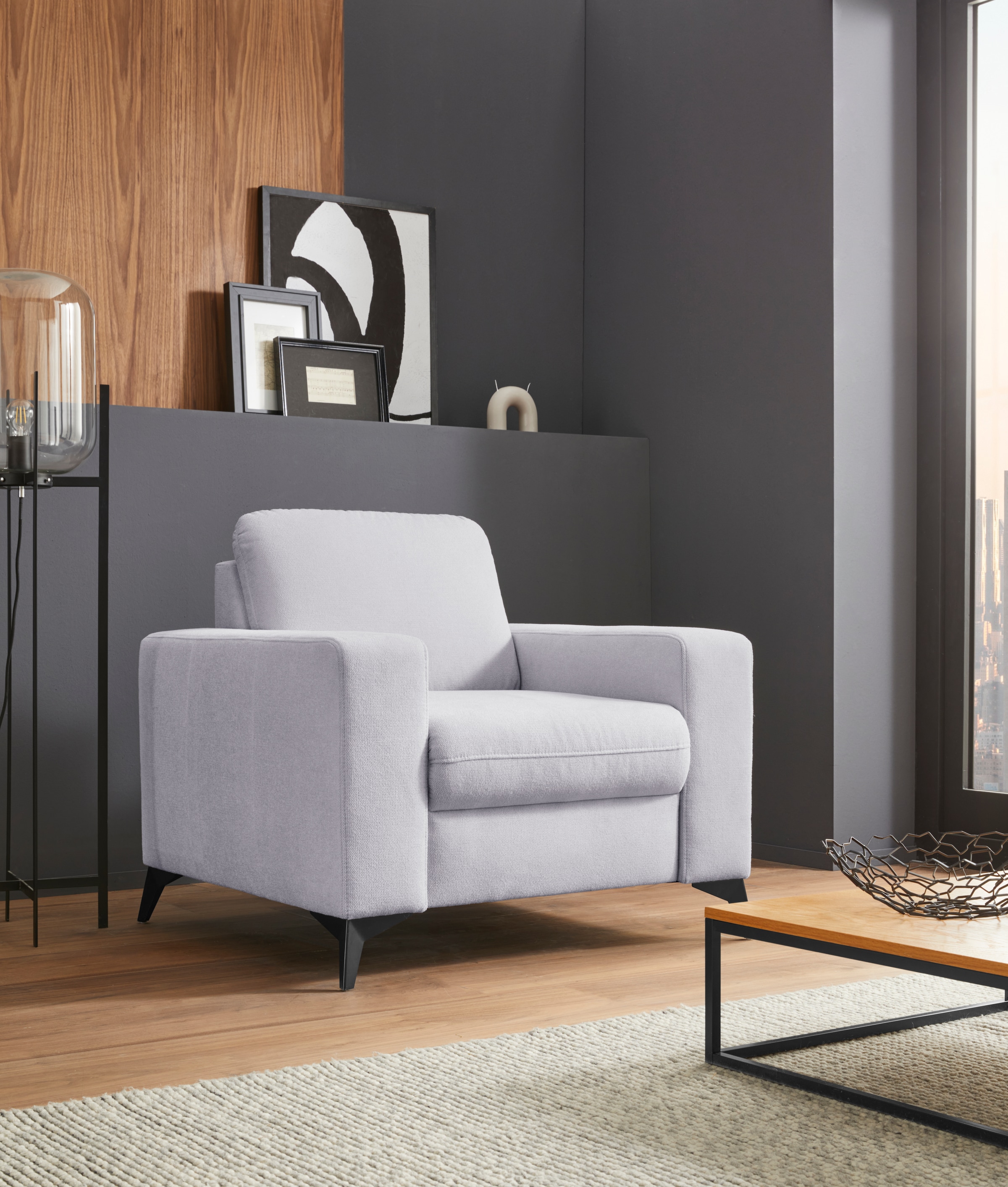 Home affaire Sessel "Lolland" passend zur Serie "Lolland", wahlweise mit fe günstig online kaufen