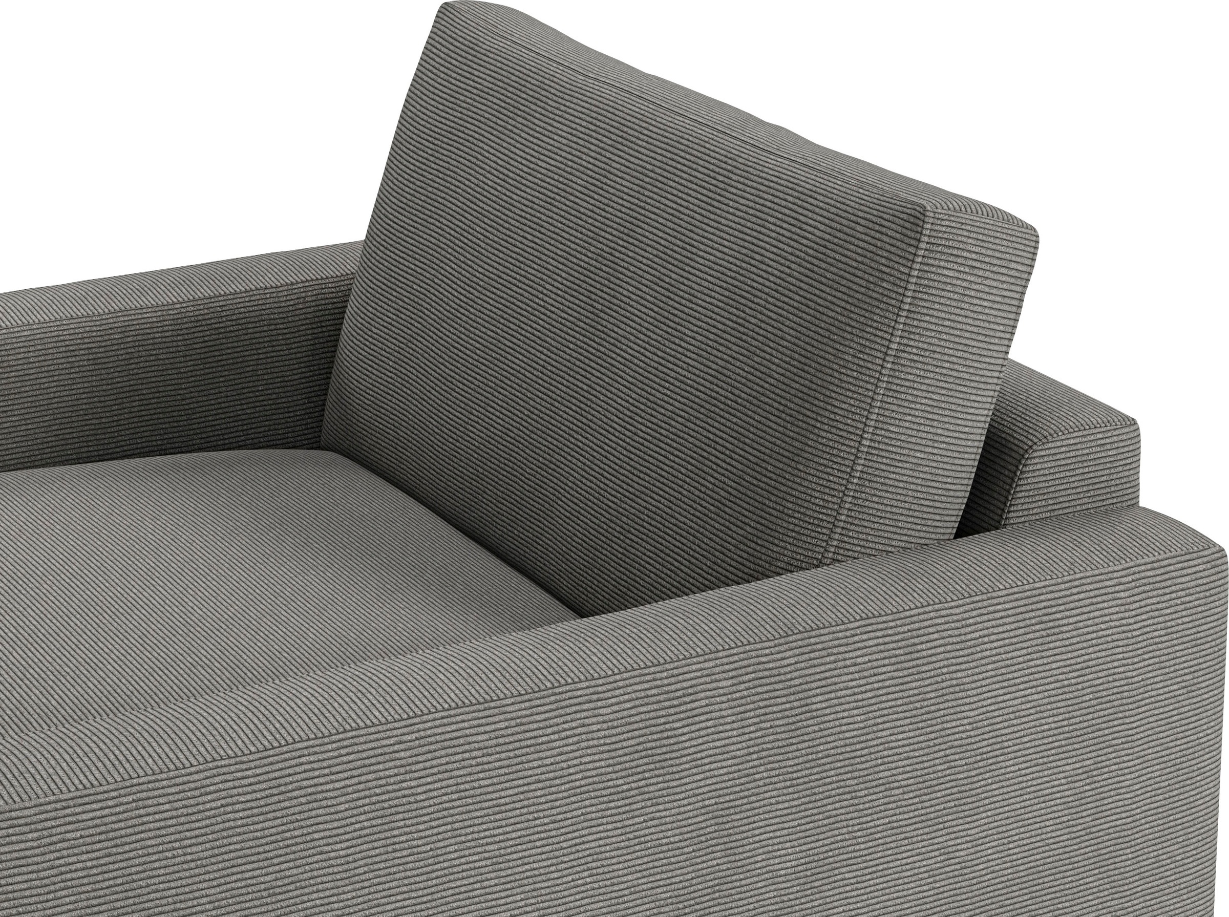 INOSIGN Chaiselongue »Downtown Loungemöbel zum Relaxen, B/T/H: 132/170/84 cm«, auch in Bouclé, Cord und Easy care - leicht mir Wasser zu reinigen