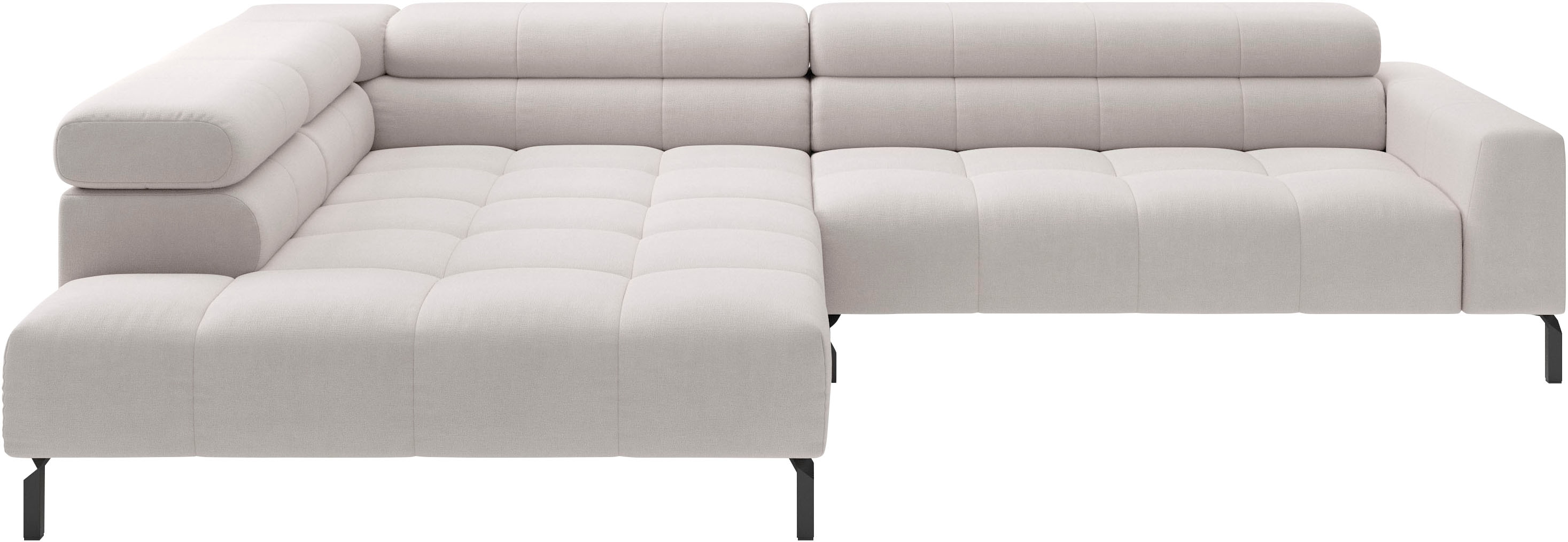 Home affaire Ecksofa "Claya, 311 cm breit, L-Form, inkl. Kopfteilverstellung" wahlweise elektrischer Sitzvorzug