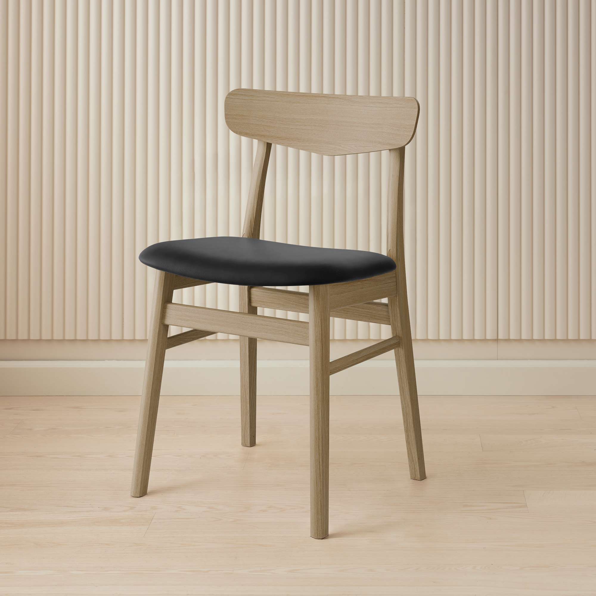Hammel Furniture "Mosbøl, Stuhl, Massivholz mit gepolstertem Sitz – robust & komfortabel" () Massivholz, gepolsterte Sitzfläche, versch. Farbvarianten
