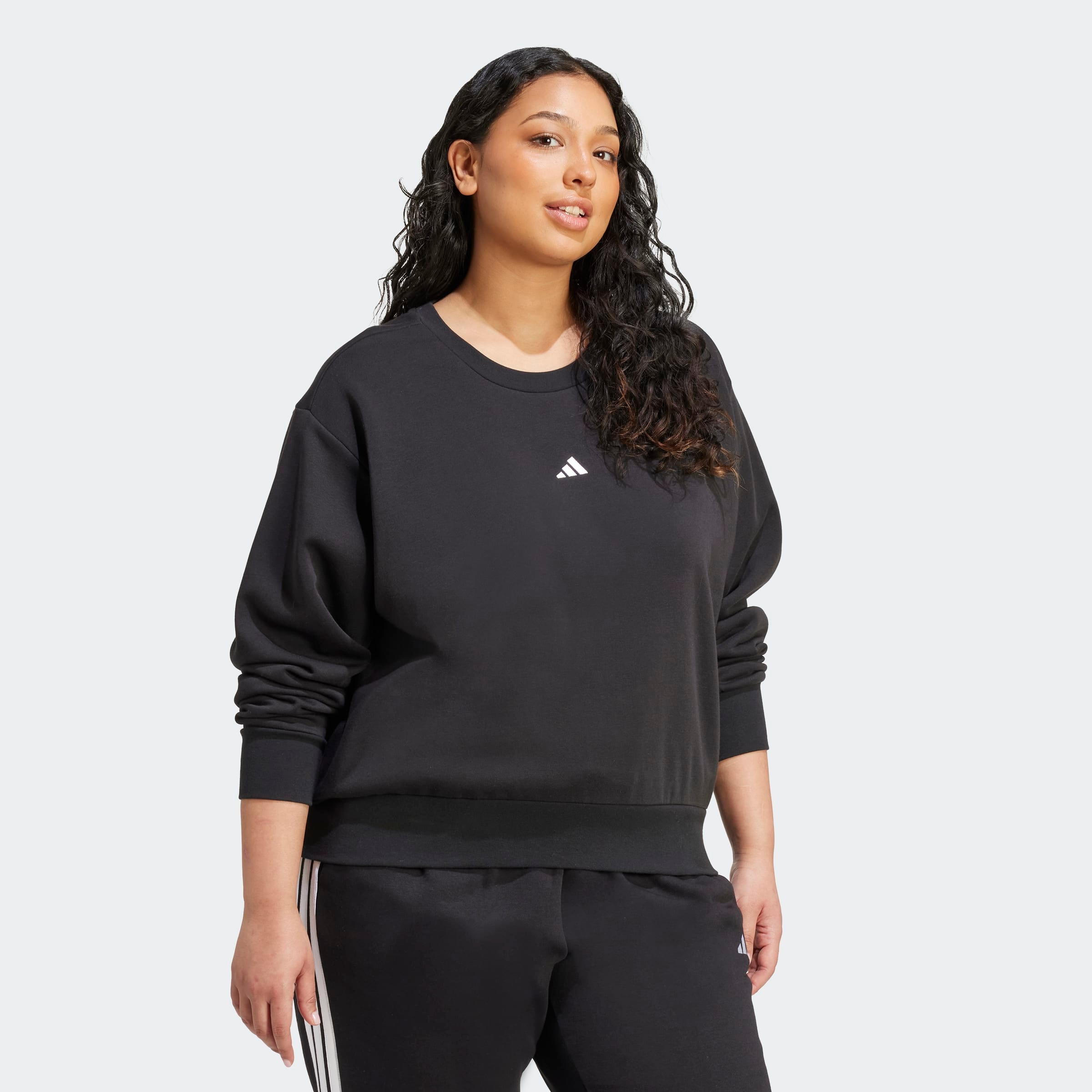 adidas Sportswear Sweatshirt "W SL FC SWT INC", sportlicher Stil, Rundhalsausschnitt, ohne Verschluss, normale Länge