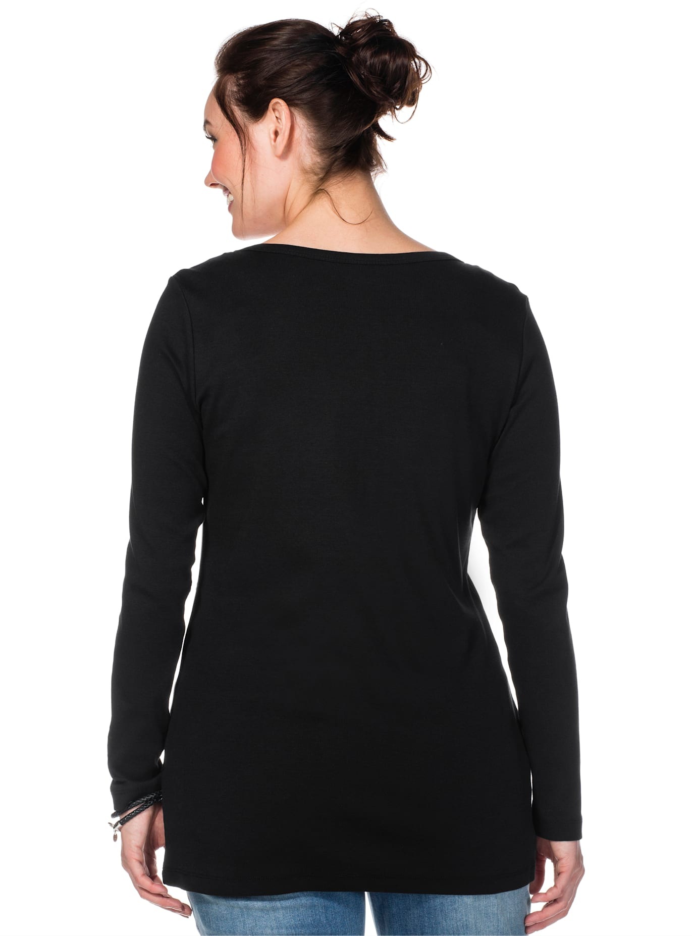 Sheego Langarmshirt "Langarmshirt", (1 tlg.) günstig online kaufen