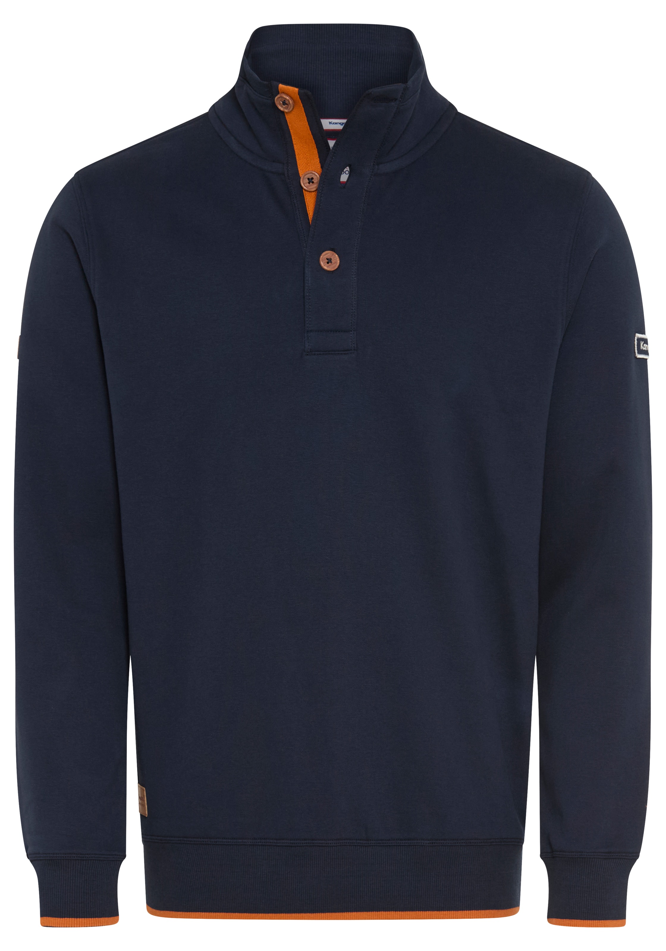 KangaROOS Sweatshirt , mit hochschließendem Kragen, aus Baumwolle und Polyester

