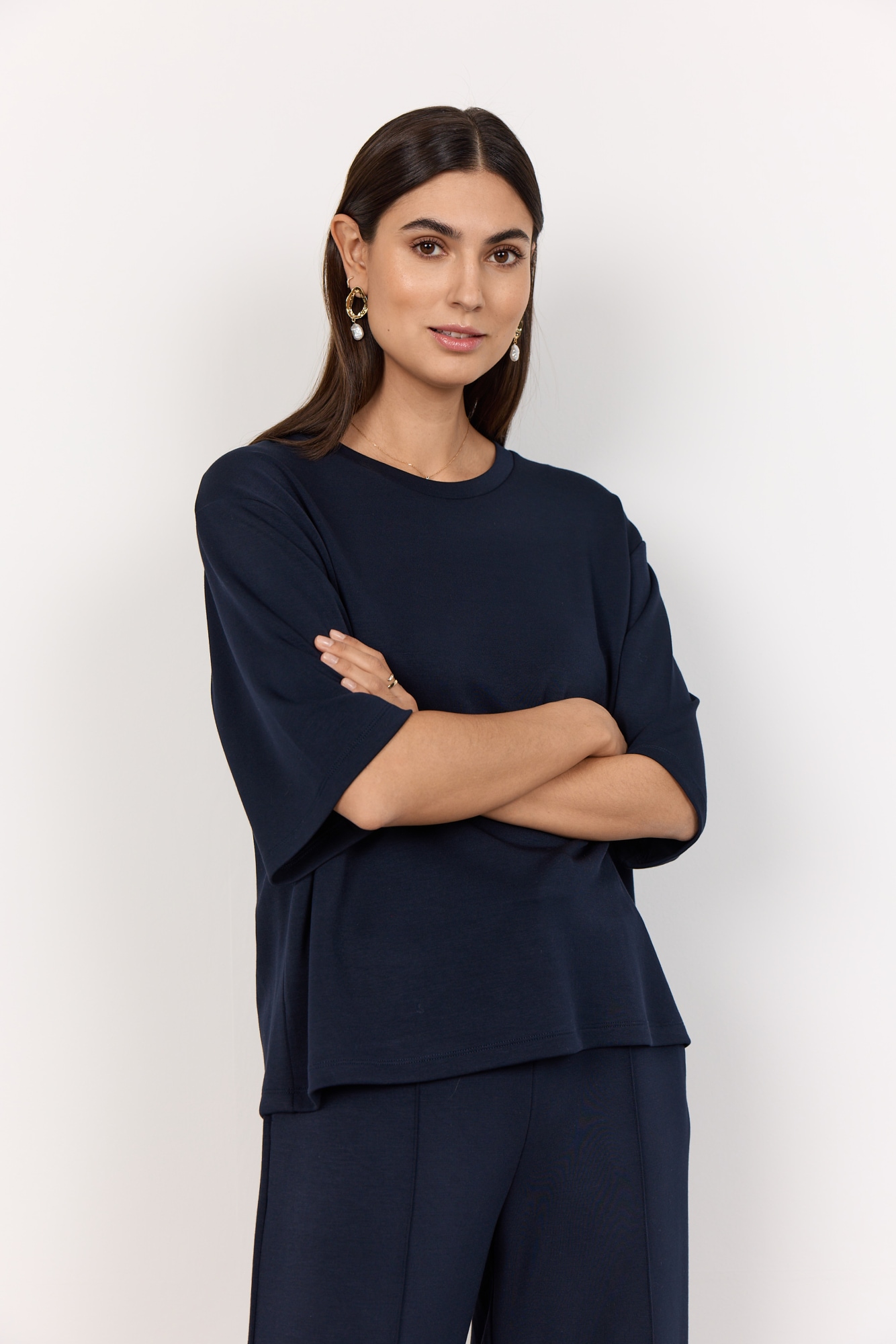 soyaconcept 1100000002199 "SC-BANU 231" aus Viskosemischung mit Modal, Polyester und Elasthan, pflegeleicht
