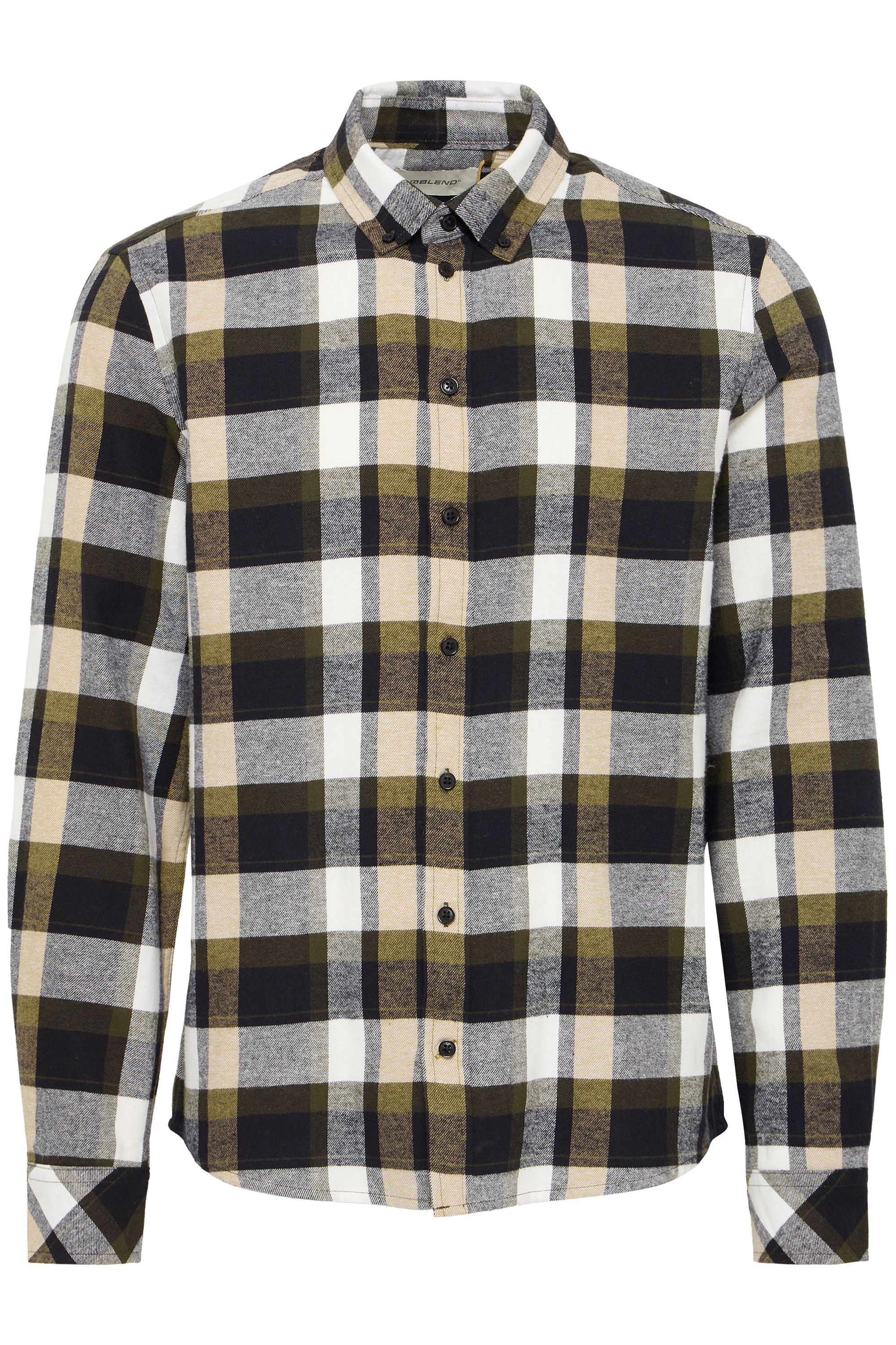 Blend Langarmhemd "BHShirt", Lässiges kariertes Langarmhemd günstig online kaufen