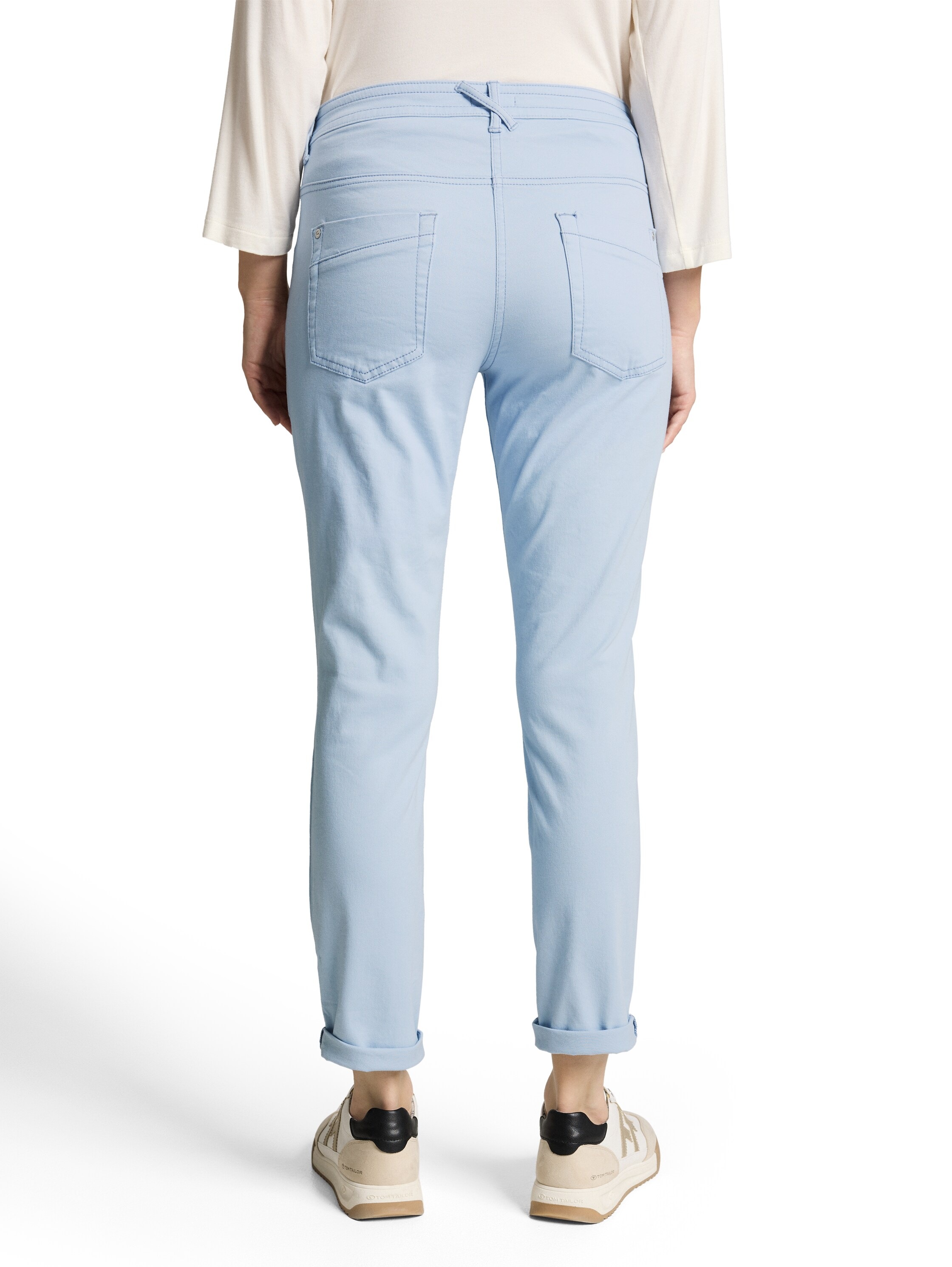 TOM TAILOR 7/8-Hose "Tapered" mit Bindeband am Bündchen günstig online kaufen