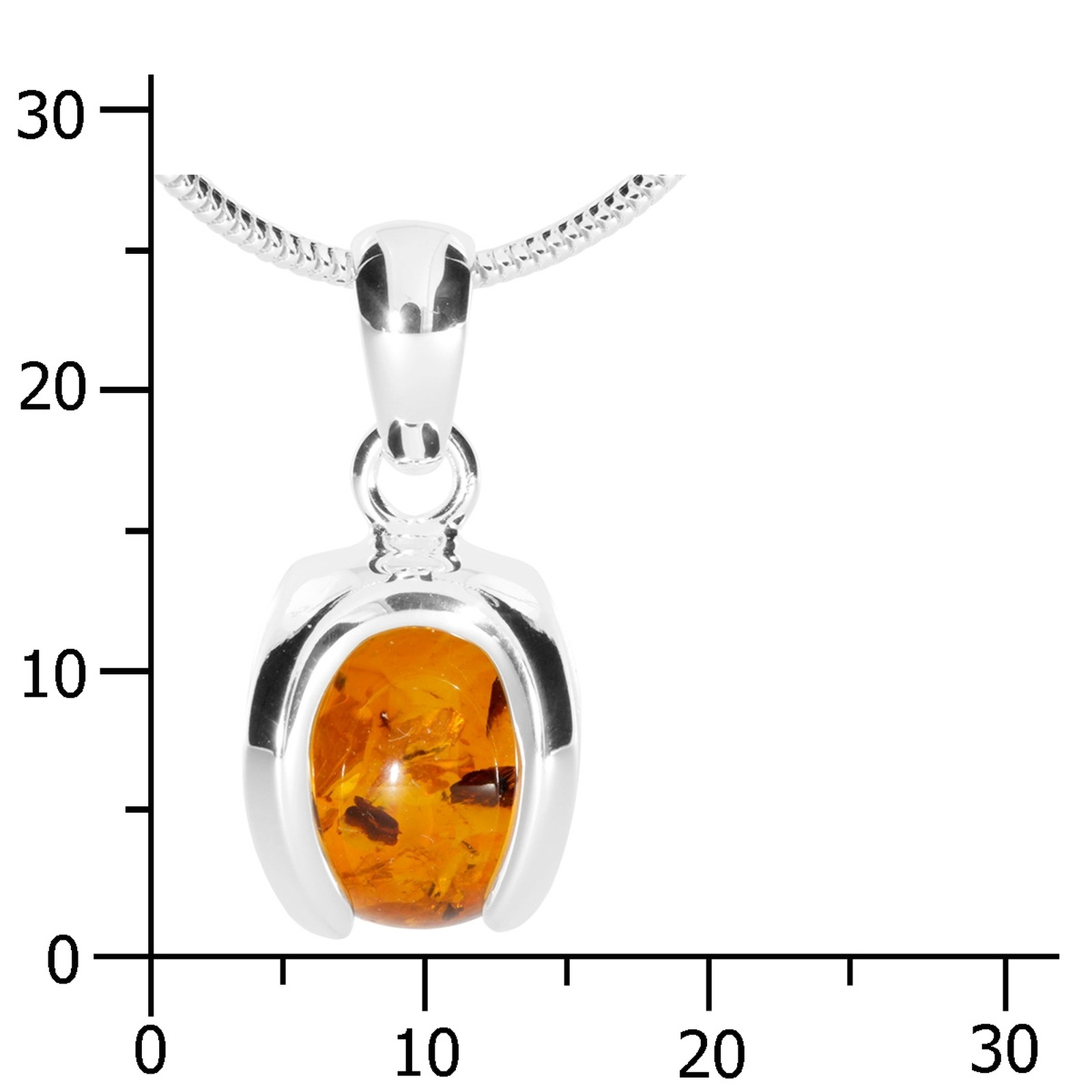 Ostsee-Schmuck Ute Necklace Silver 50cm 3