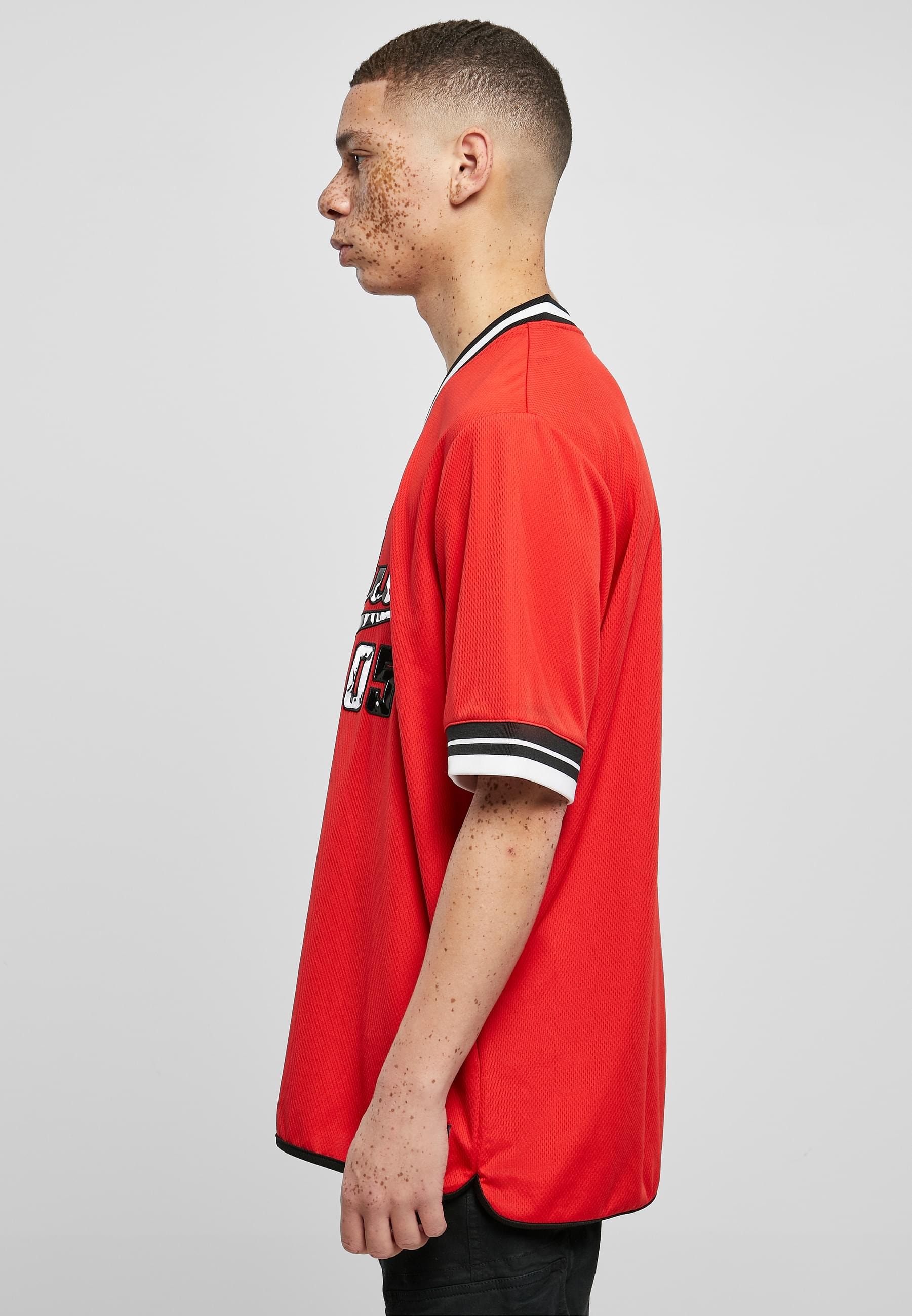 Fubu T-Shirt »Fubu Herren FM231-011-2 FUBU Varsity Lacquered Mesh Tee«, (1 tlg.)