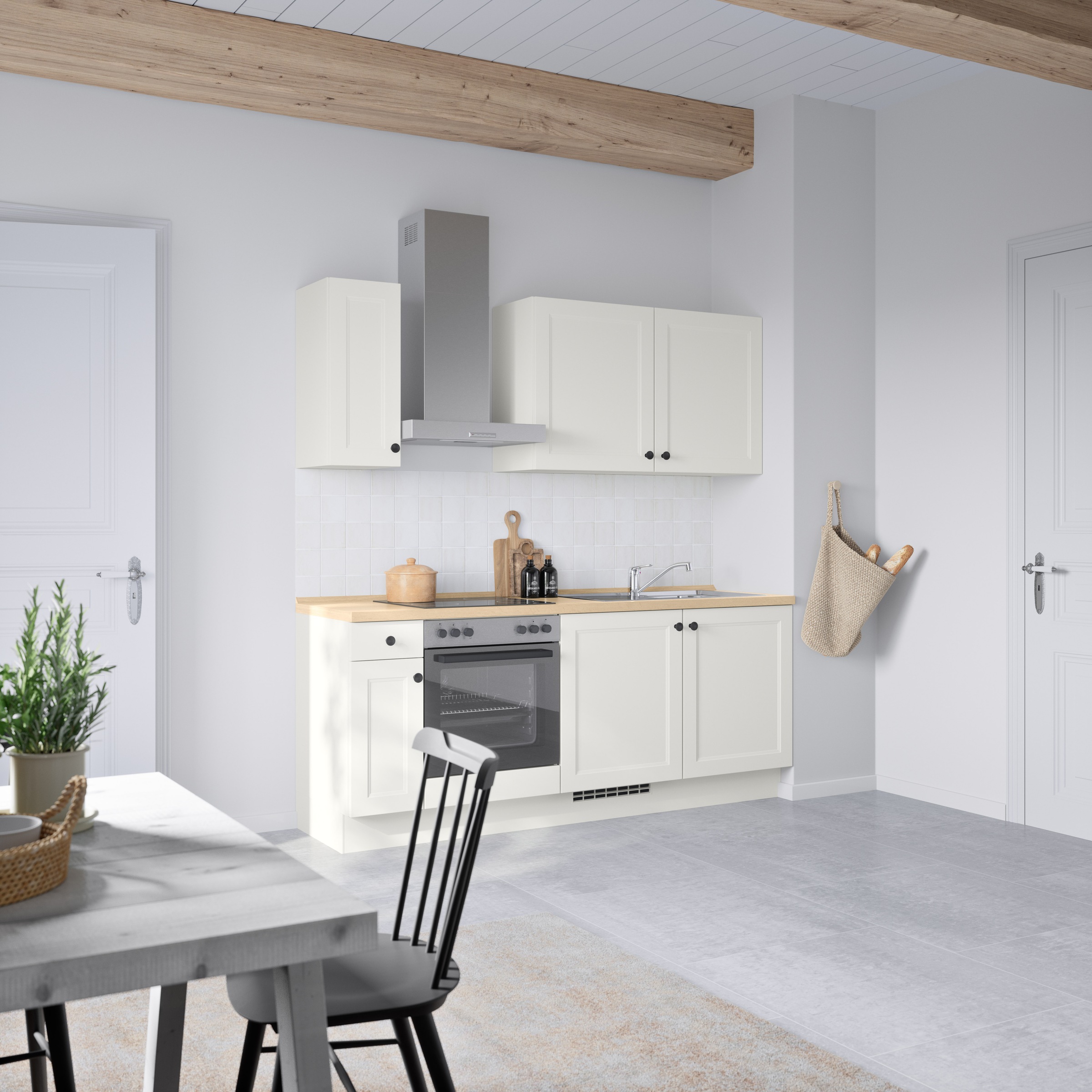 nobilia® Küchenzeile »"Cascada I"« vormontiert, Ausrichtung wählbar, Breite 210 cm, wahlw. mit E-Geräten