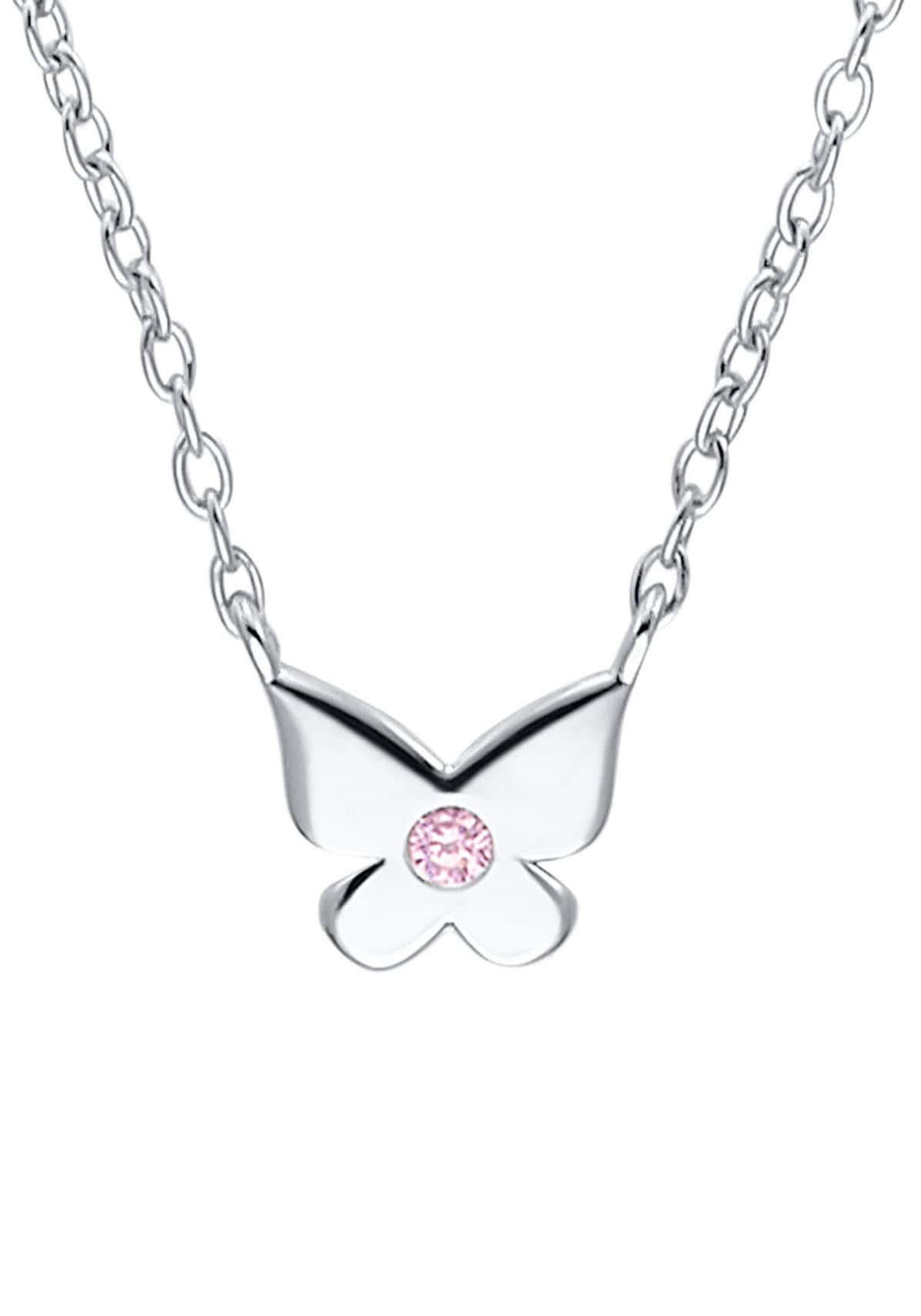 Prinzessin Lillifee Kette mit Anhänger »Butterflylove, 2036037«, mit Zirkonia (synth.)