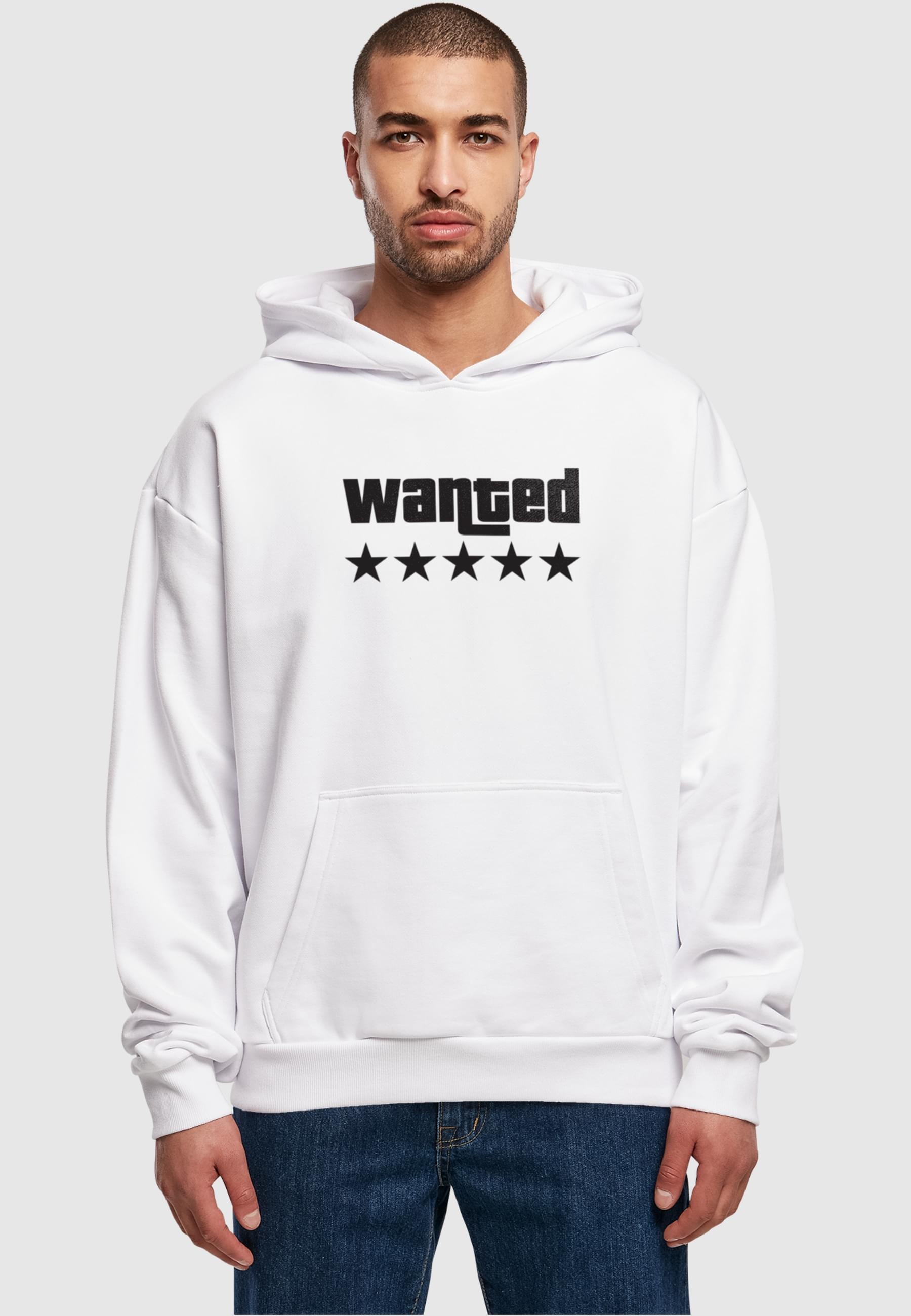 Merchcode Kapuzensweatshirt »Merchcode Herren Wanted Ultra Heavy Hoody«, (1 tlg.)