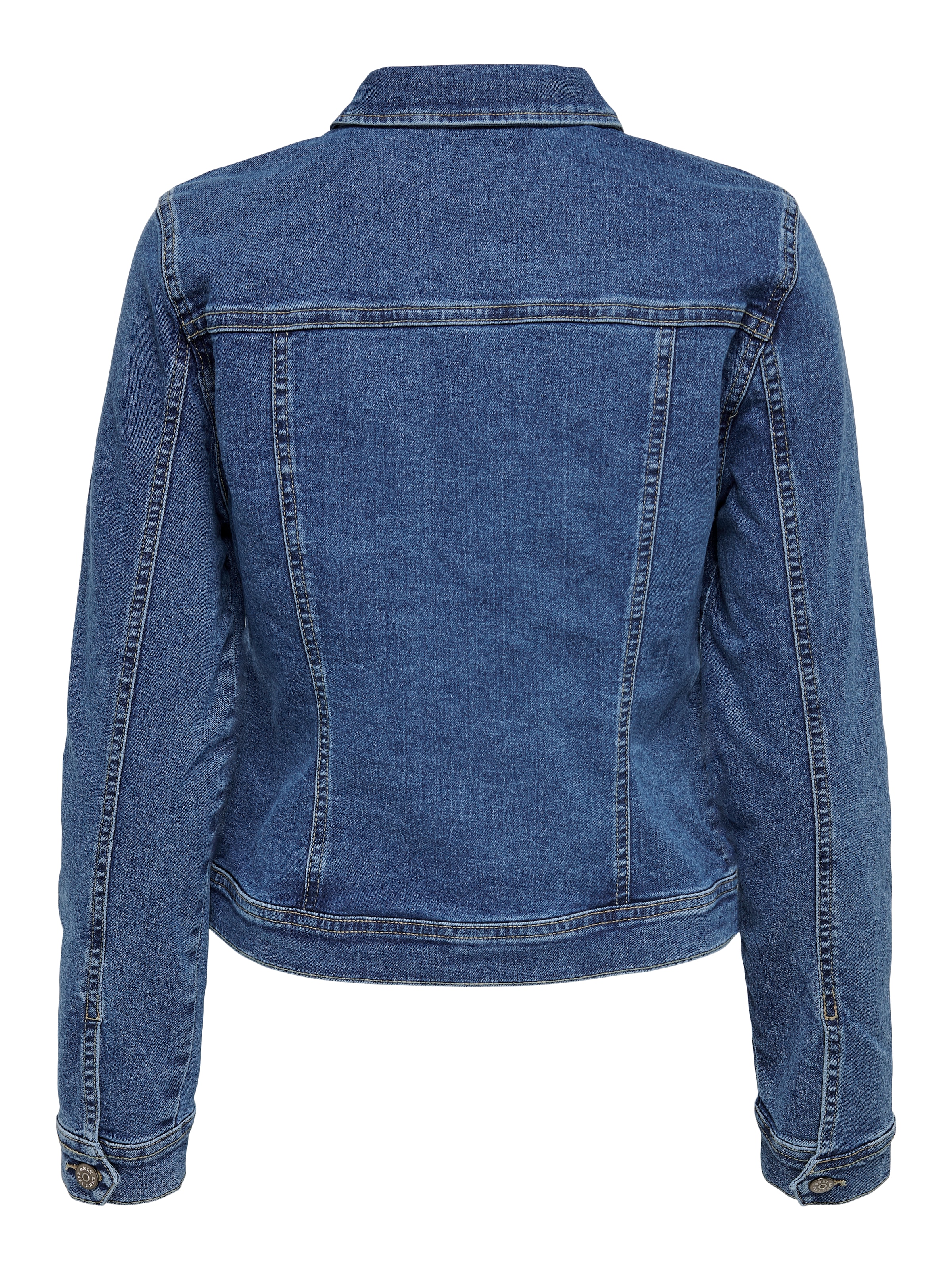 ONLY Jeansjacke »ONLWONDER – Jeansjacke mit Teilungsnähten und Stretch« sehr figurbetont, casual, Denim, Baumwollmischung, Brusttaschen