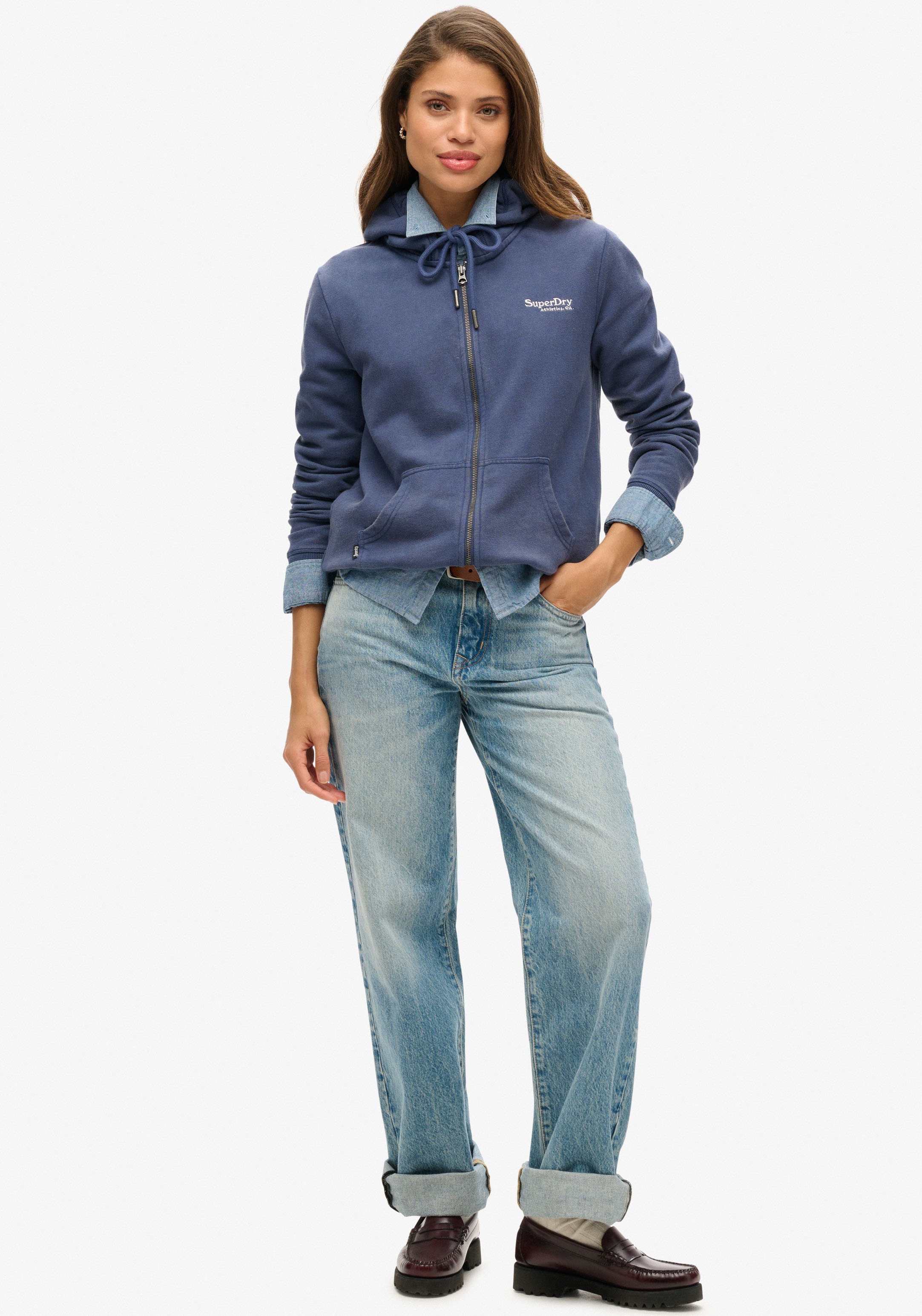 Thumbnail - Superdry "ESSENTIAL LOGO ZIP HOODIE HB"